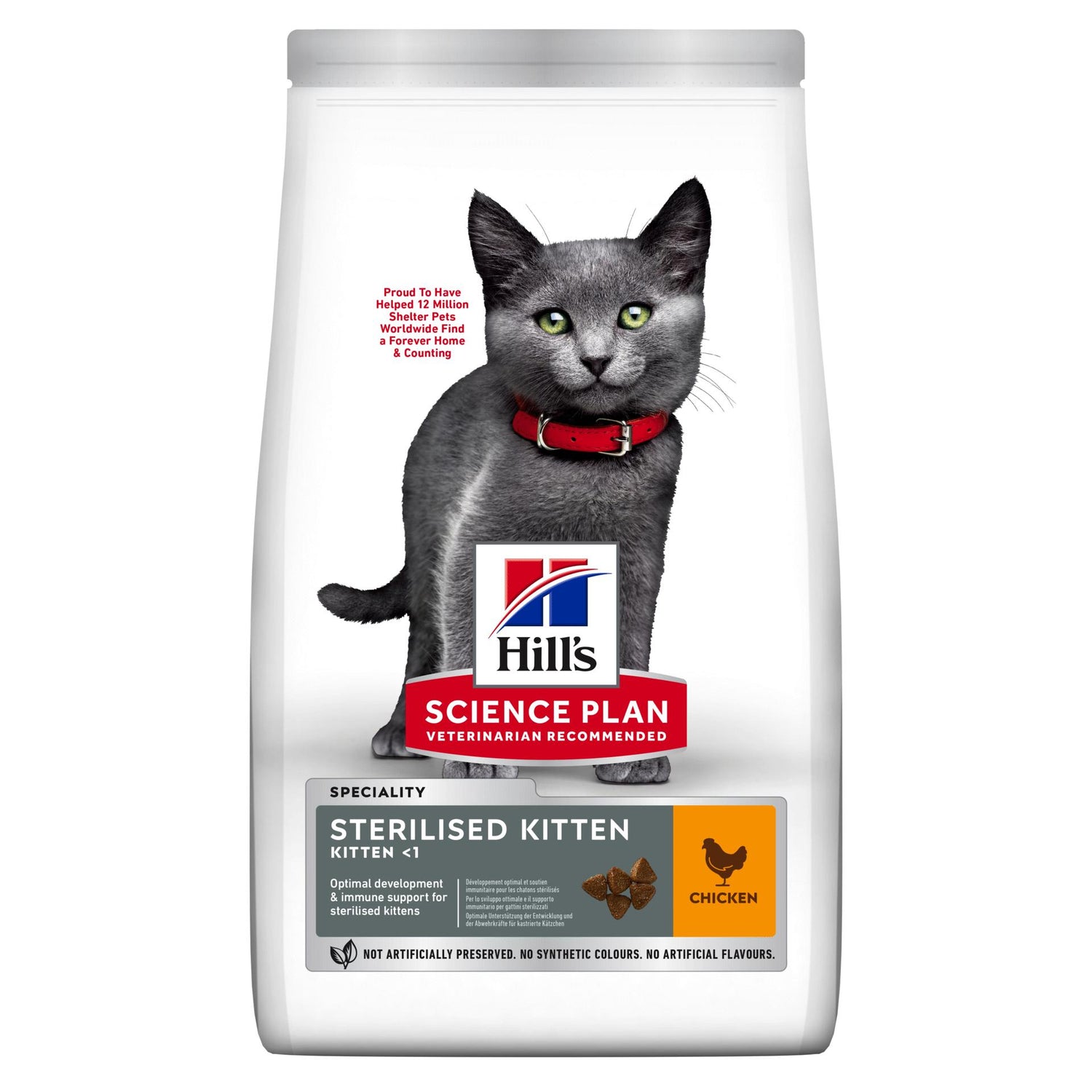 Ração para Gato Júnior Esterilizado Frango Hill's Science Plan