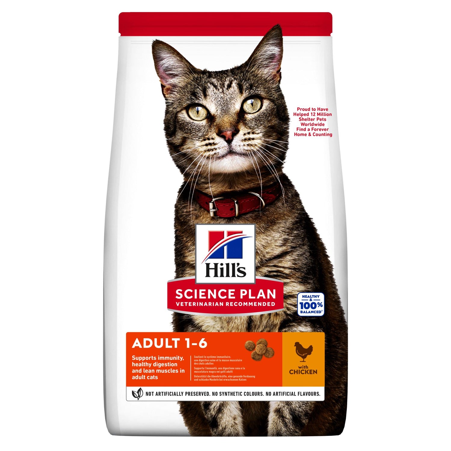 Ração para Gato Adulto Frango Hill's Science Plan