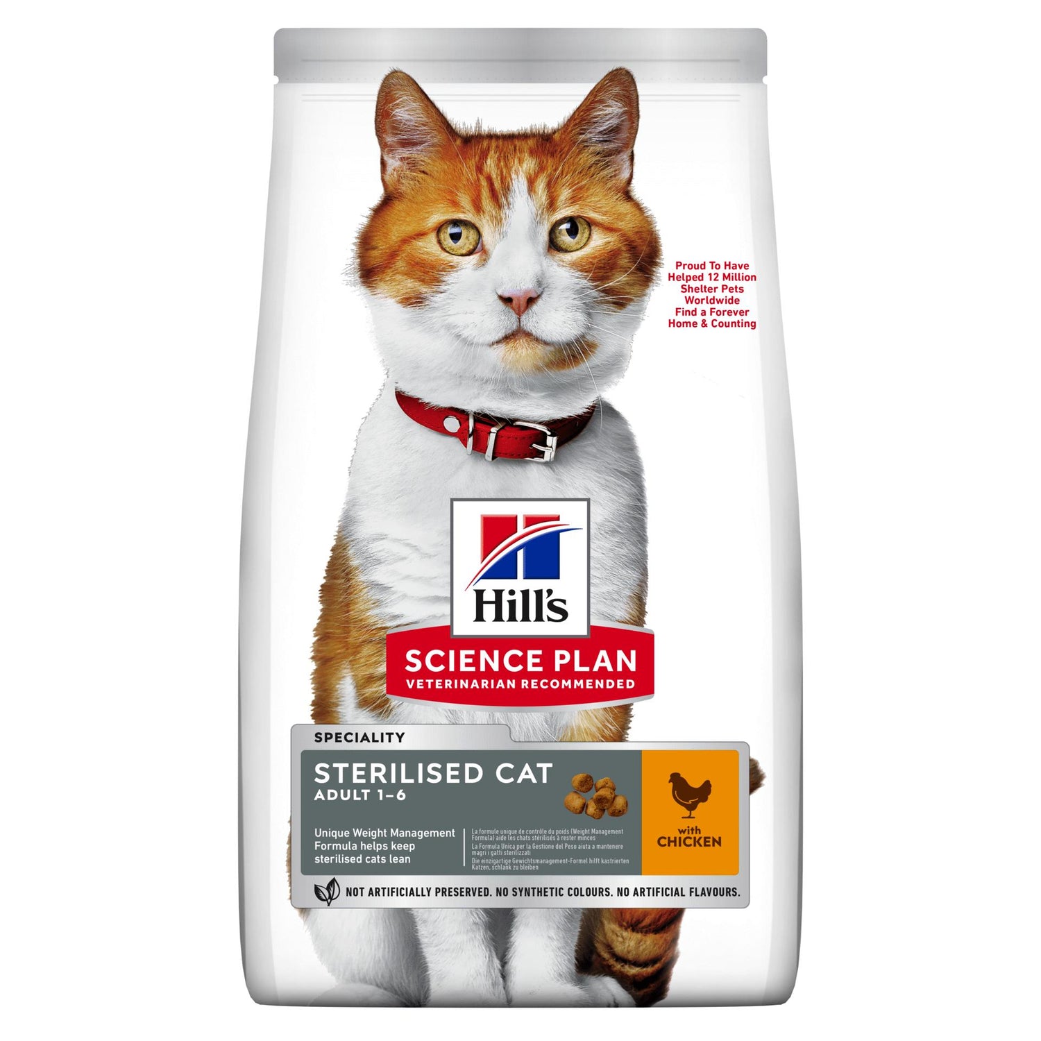 Ração para Gato Adulto Esterilizado Frango Hill's Science Plan