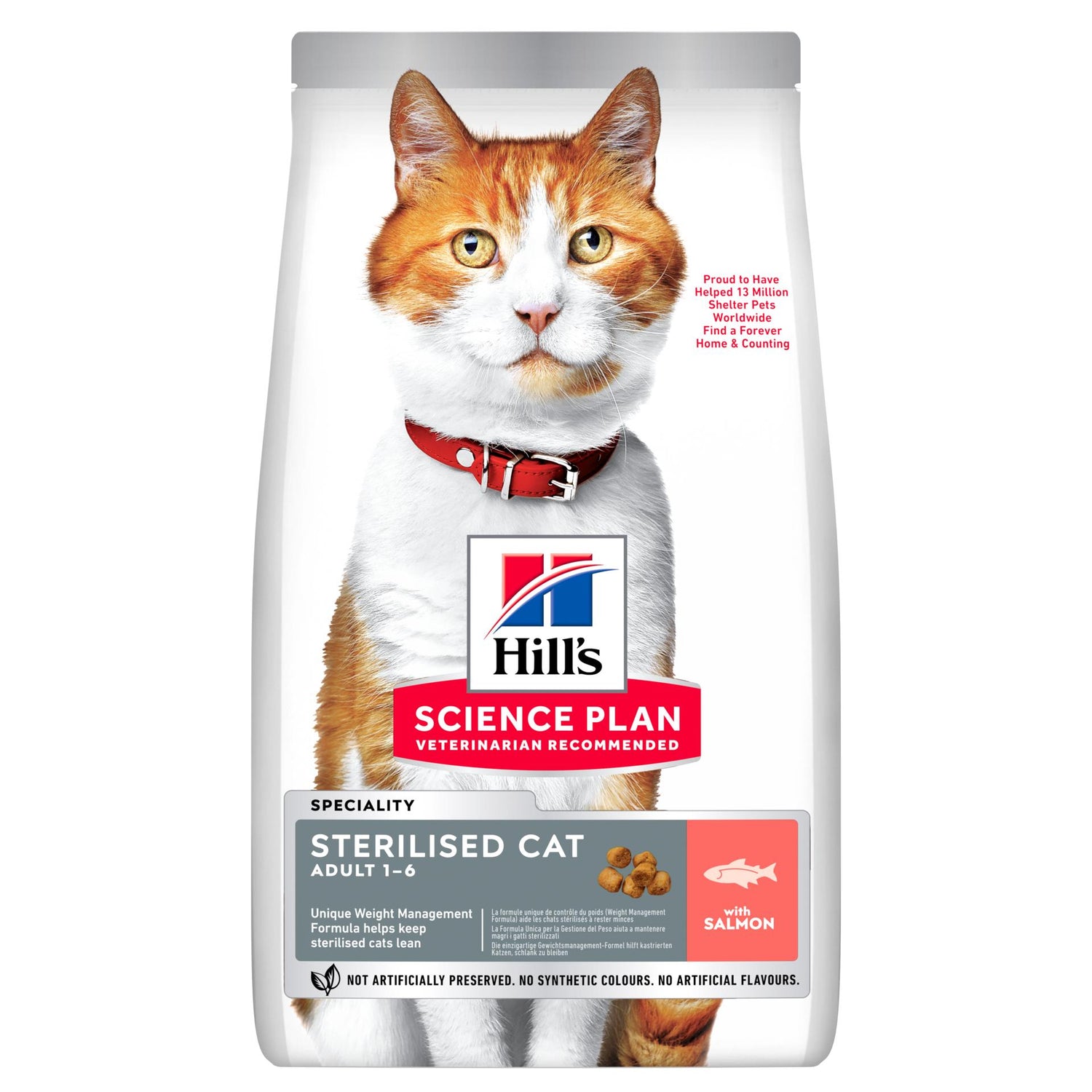 Ração para Gato Adulto Esterilizado Salmão Hill's Science Plan