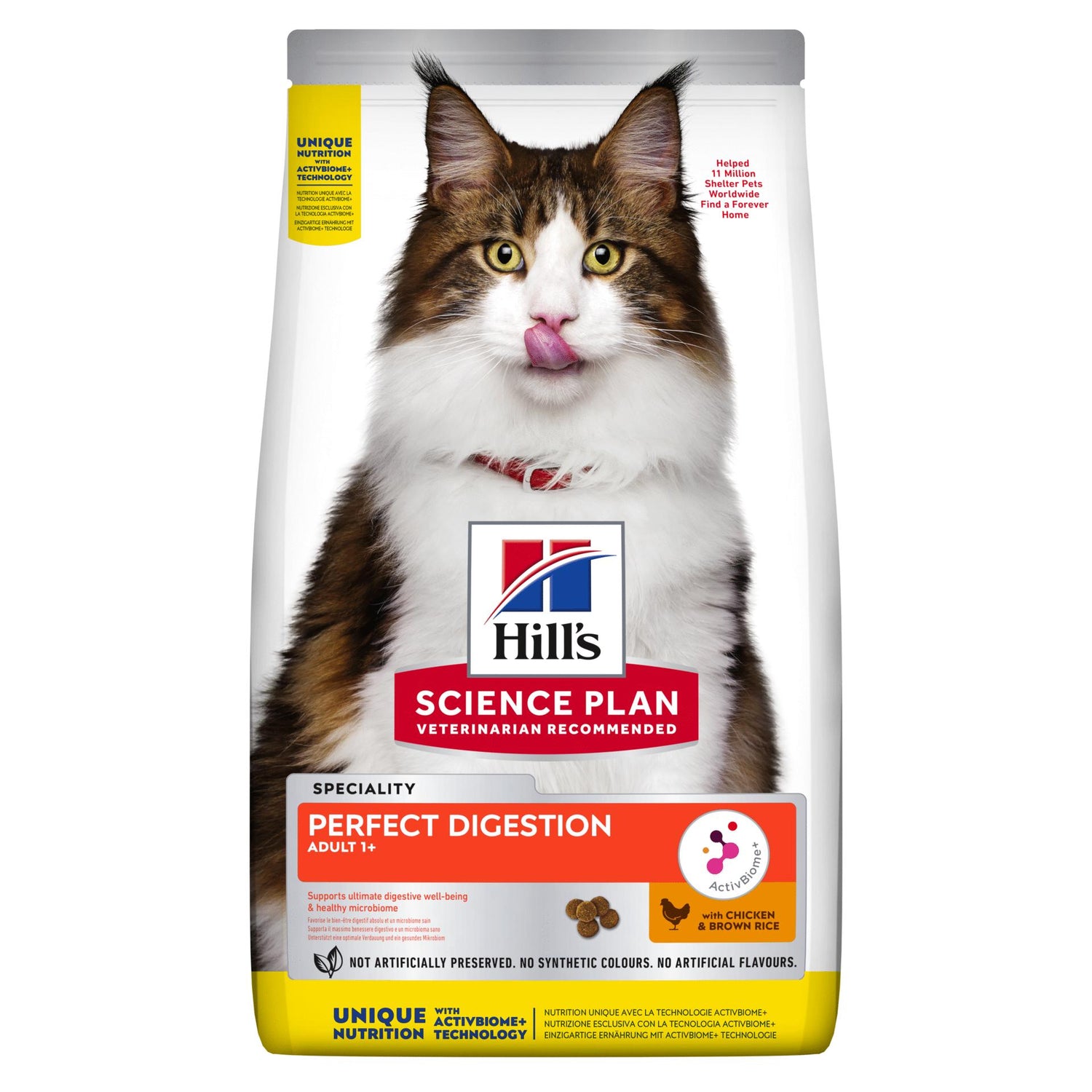 Ração para Gato Adulto Perfect Digestion Frango Hill's Science Plan