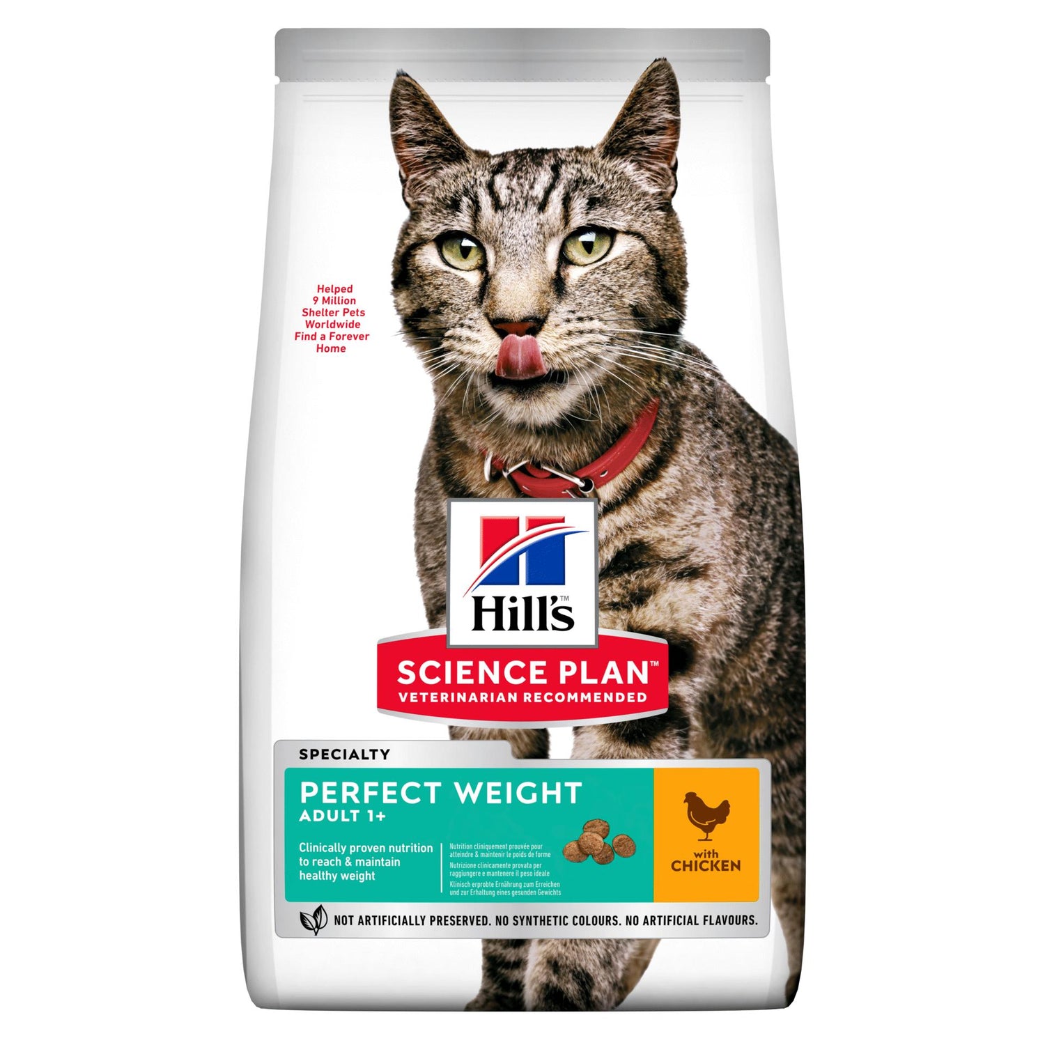 Ração para Gato Adulto Perfect Weight Frango Hill's Science Plan