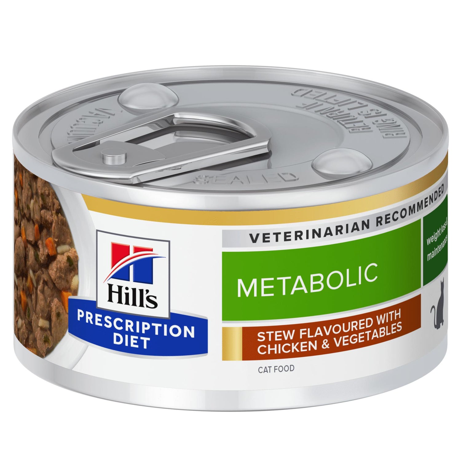 Comida Húmida para Gato Metabolic Frango e Vegetais Hill'S Prescription Diet