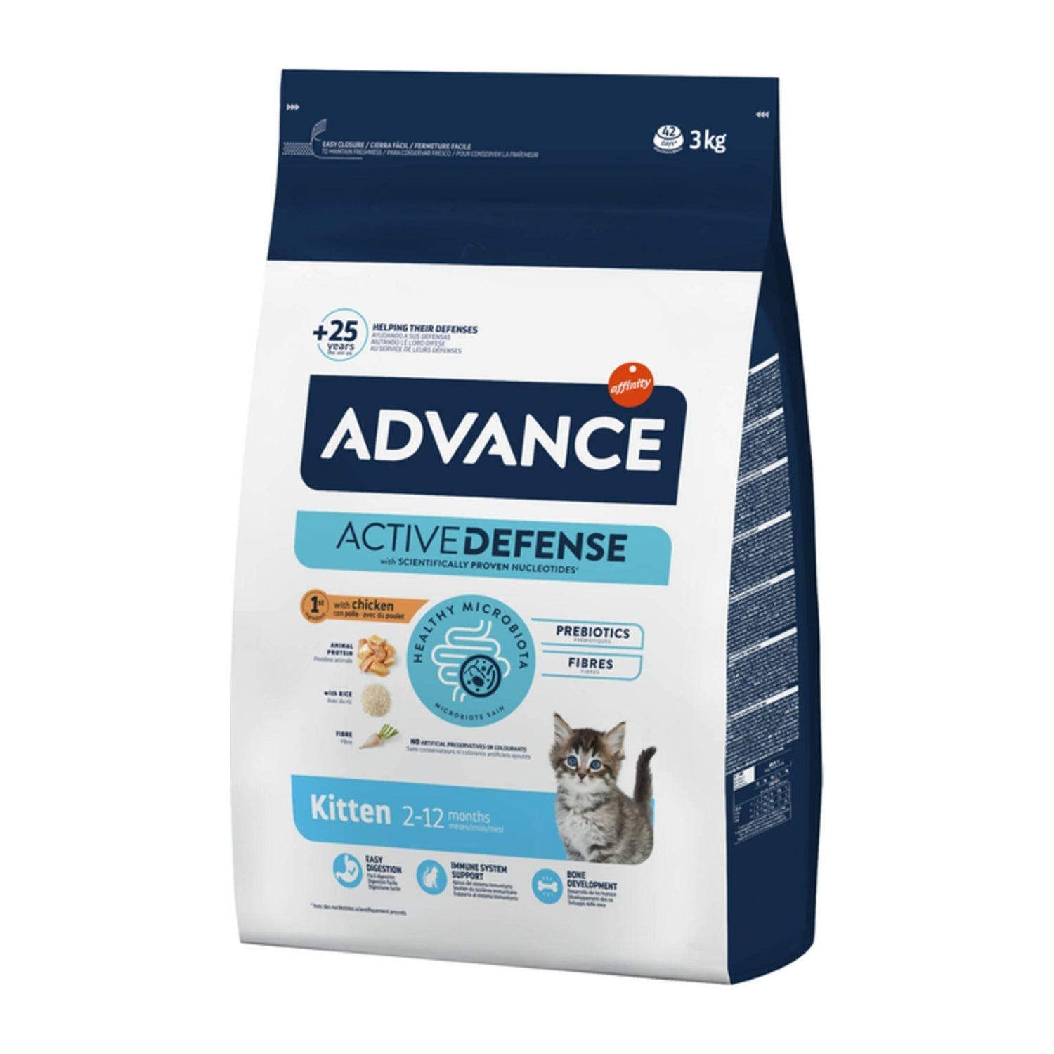 Ração para Gato Júnior Frango e Arroz Affinity Advance