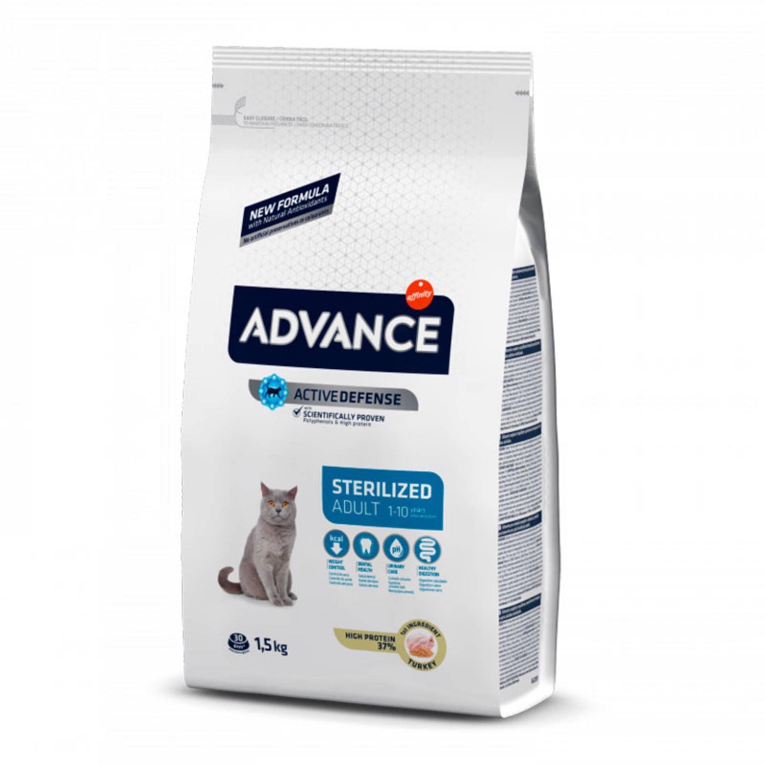 Ração para Gato Adulto Esterilizado Peru Affinity Advance