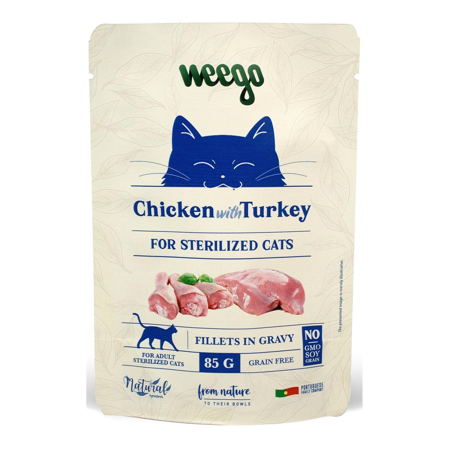 Comida Húmida para Gato Esterilizado Peru Weego