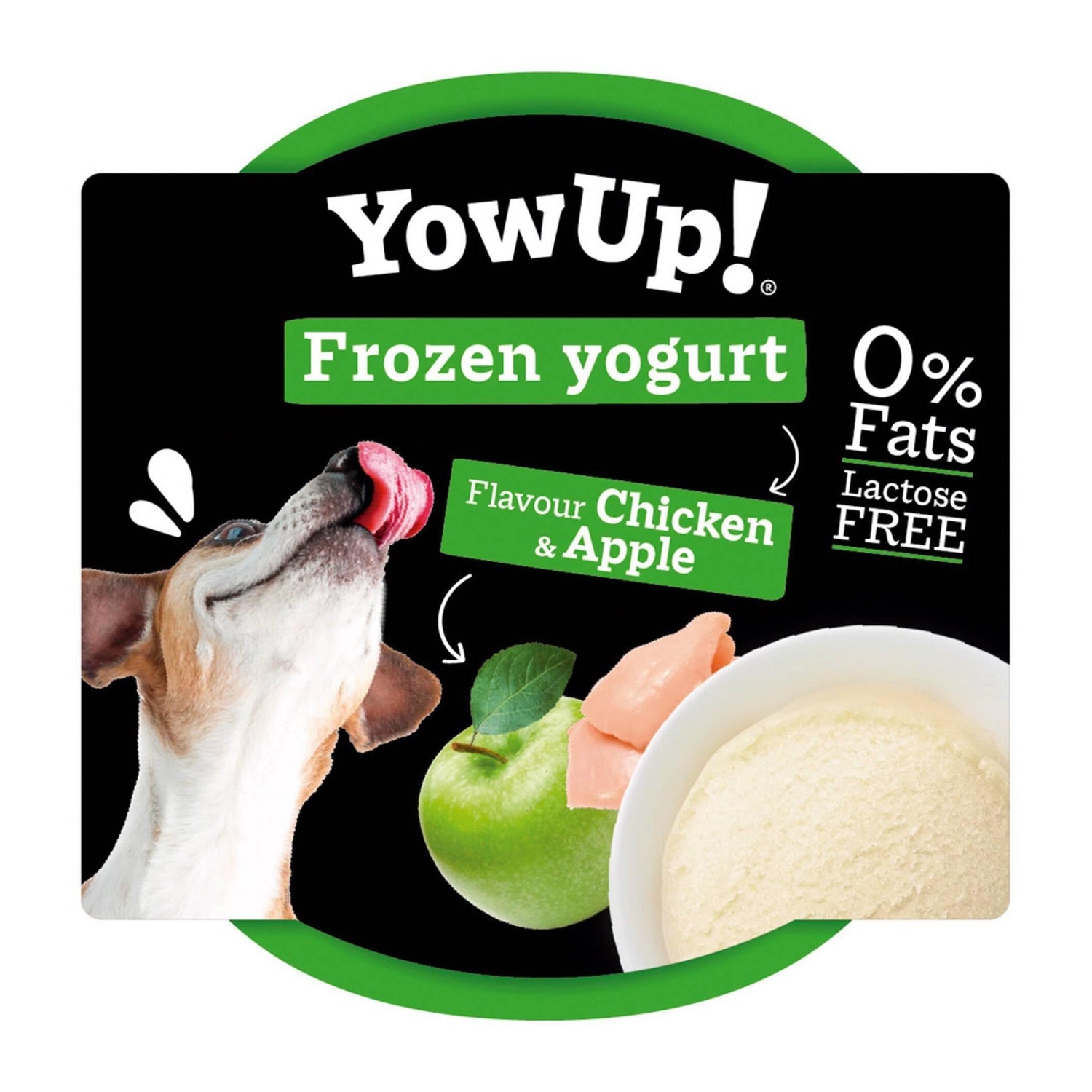 Iogurte Congelado para Cão Frango e Maçã Yowup!