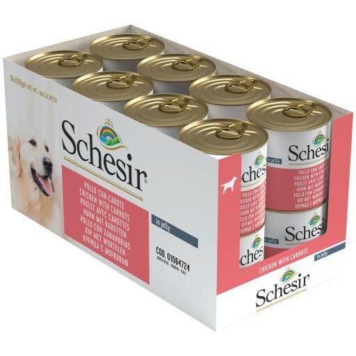 Pack Comida Húmida para Cão Frango e Cenoura Lata Schesir