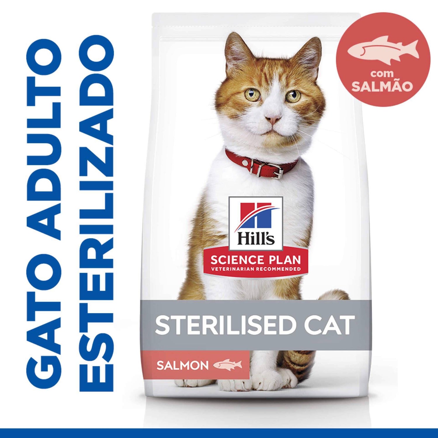 Ração para Gato Adulto Esterilizado Salmão Hill's Science Plan