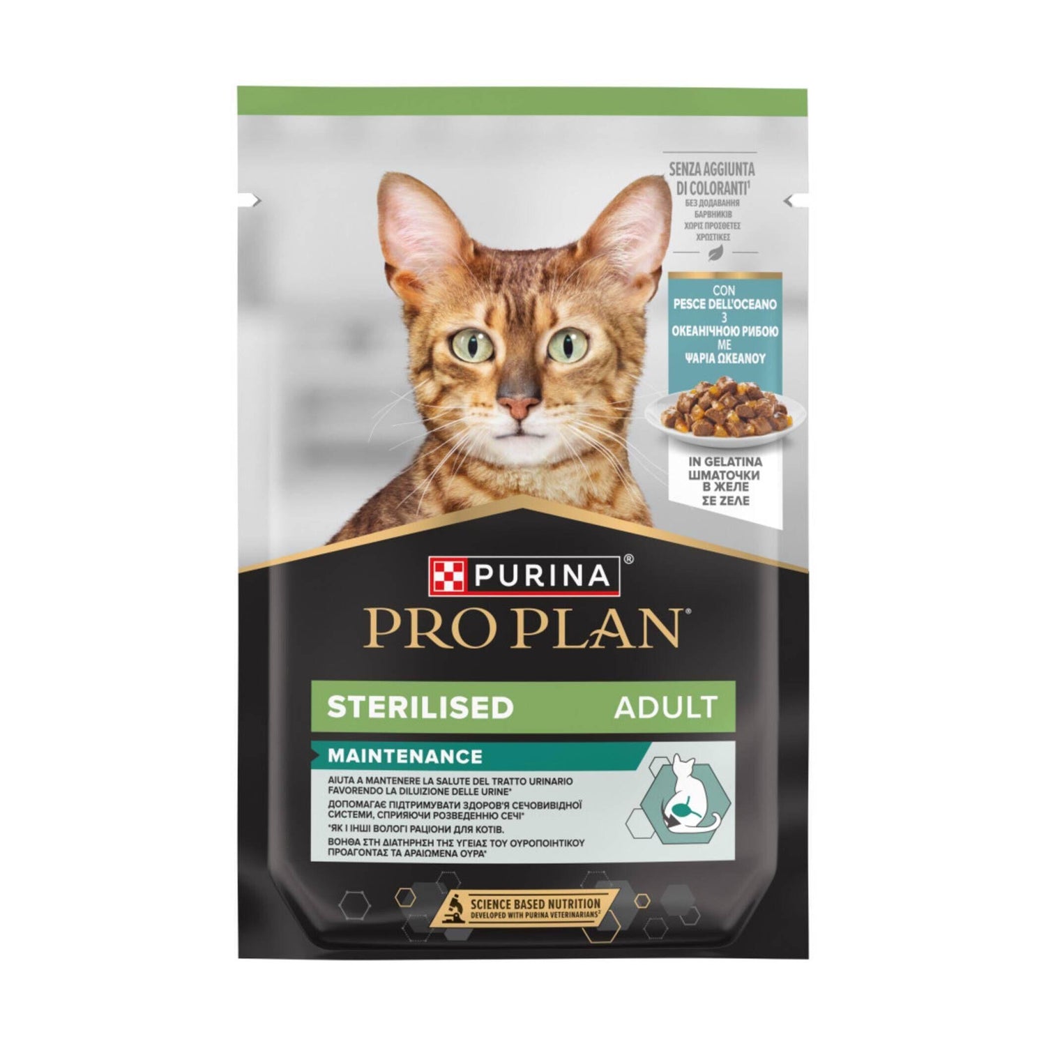 Comida Húmida para Gato Adulto Esterilizado Peixe Purina Pro Plan
