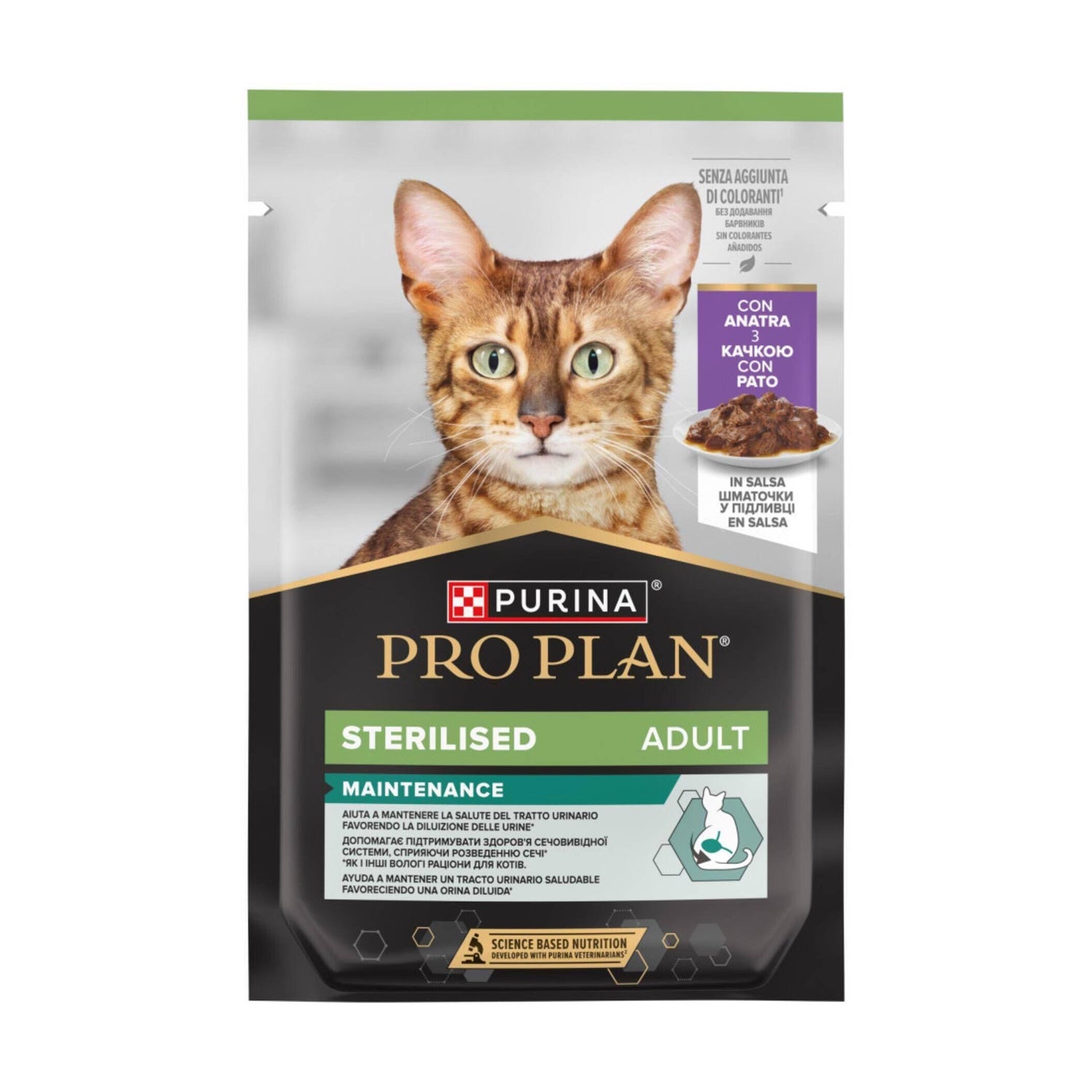 Comida Húmida para Gato Adulto Esterilizado Pato Purina Pro Plan
