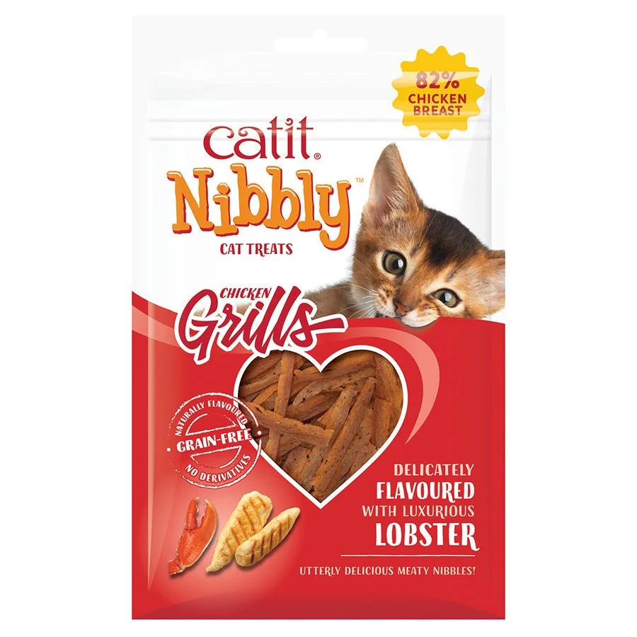 Snack para Gato Nibbly Frango e Lagosta Catit