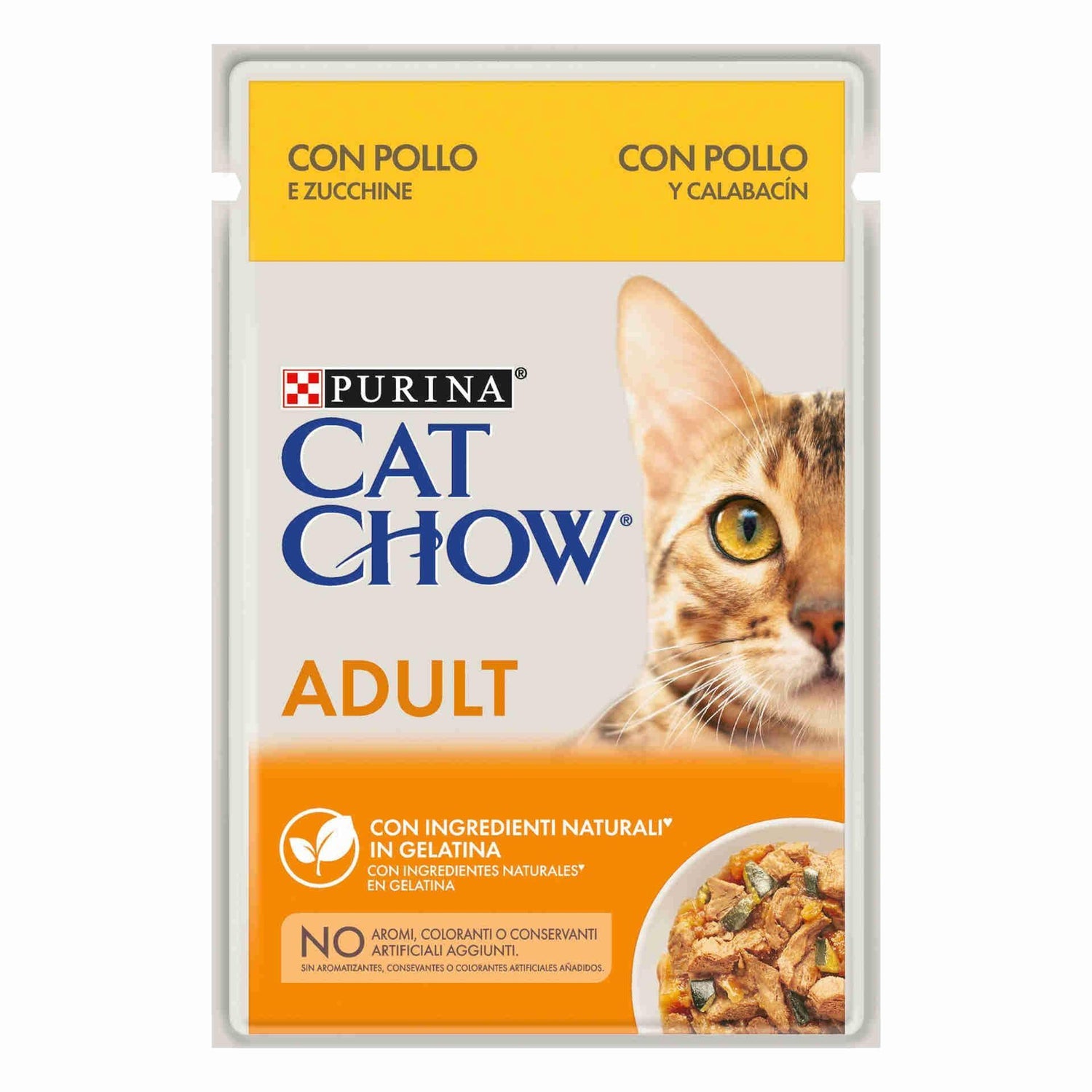 Pack Comida Húmida para Gato Adulto Frango Saquetas Purina Cat Chow