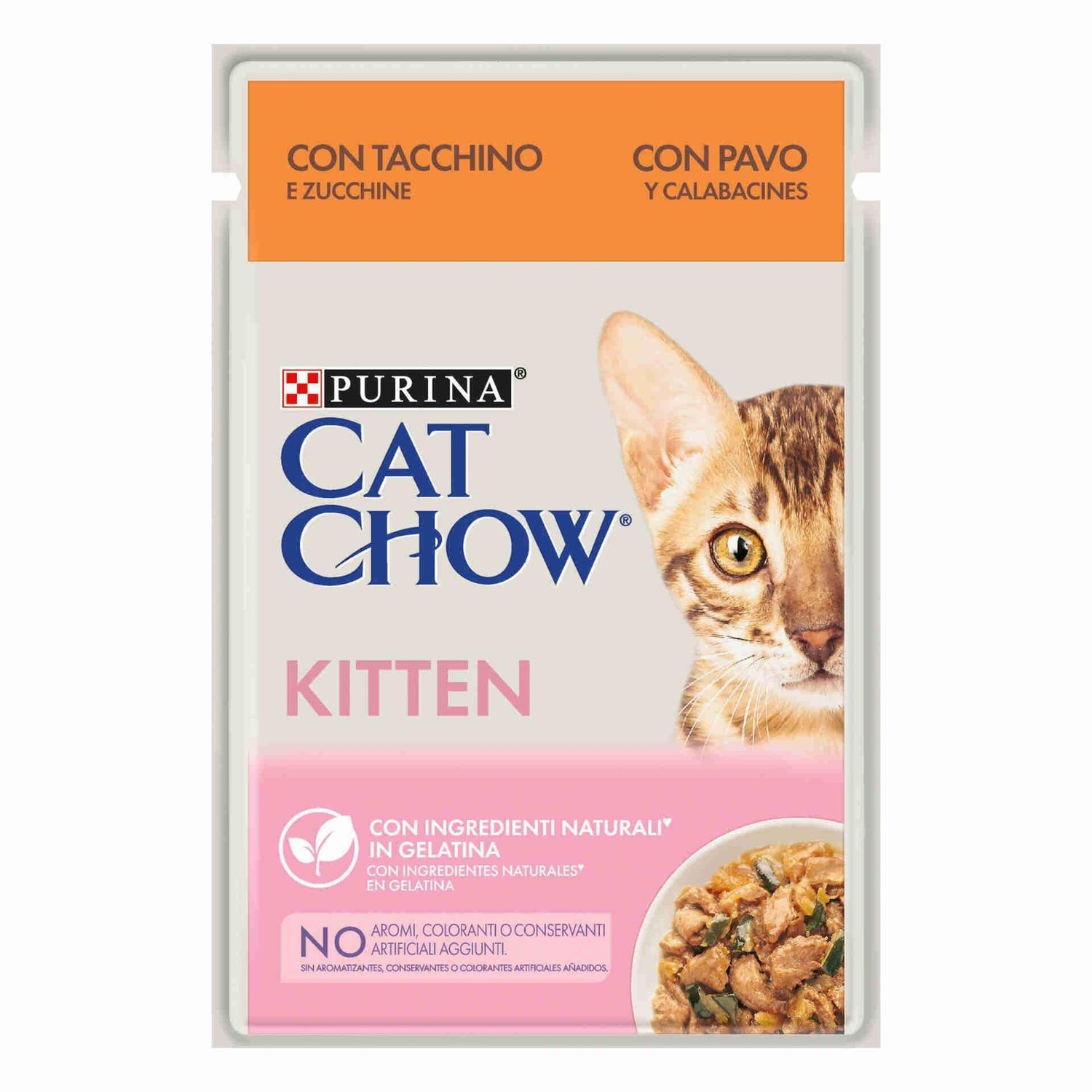 Pack Comida Húmida para Gato Júnior Peru Saquetas Purina Cat Chow