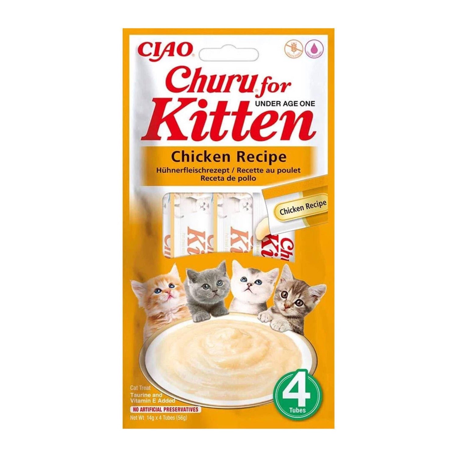 Snack para Gato Júnior Frango Churu