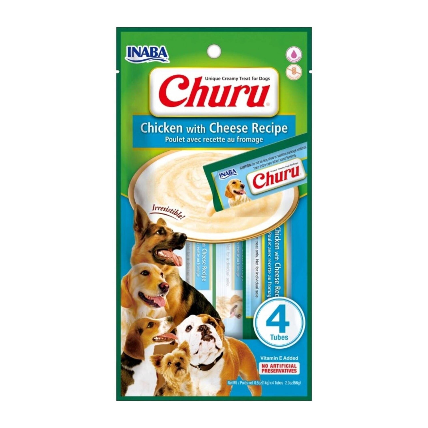 Snack para Cão Topper Frango com Queijo Churu