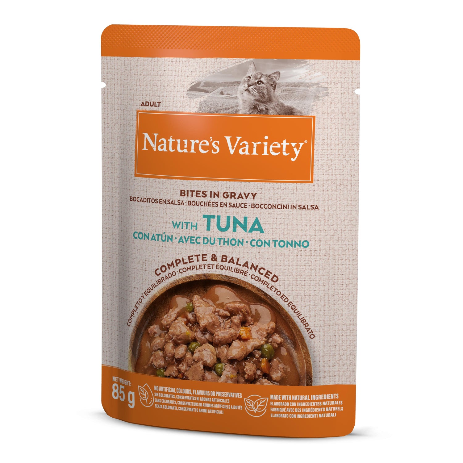Pack Comida Húmida para Gato Atum Pedaços em Molho Nature's Variety