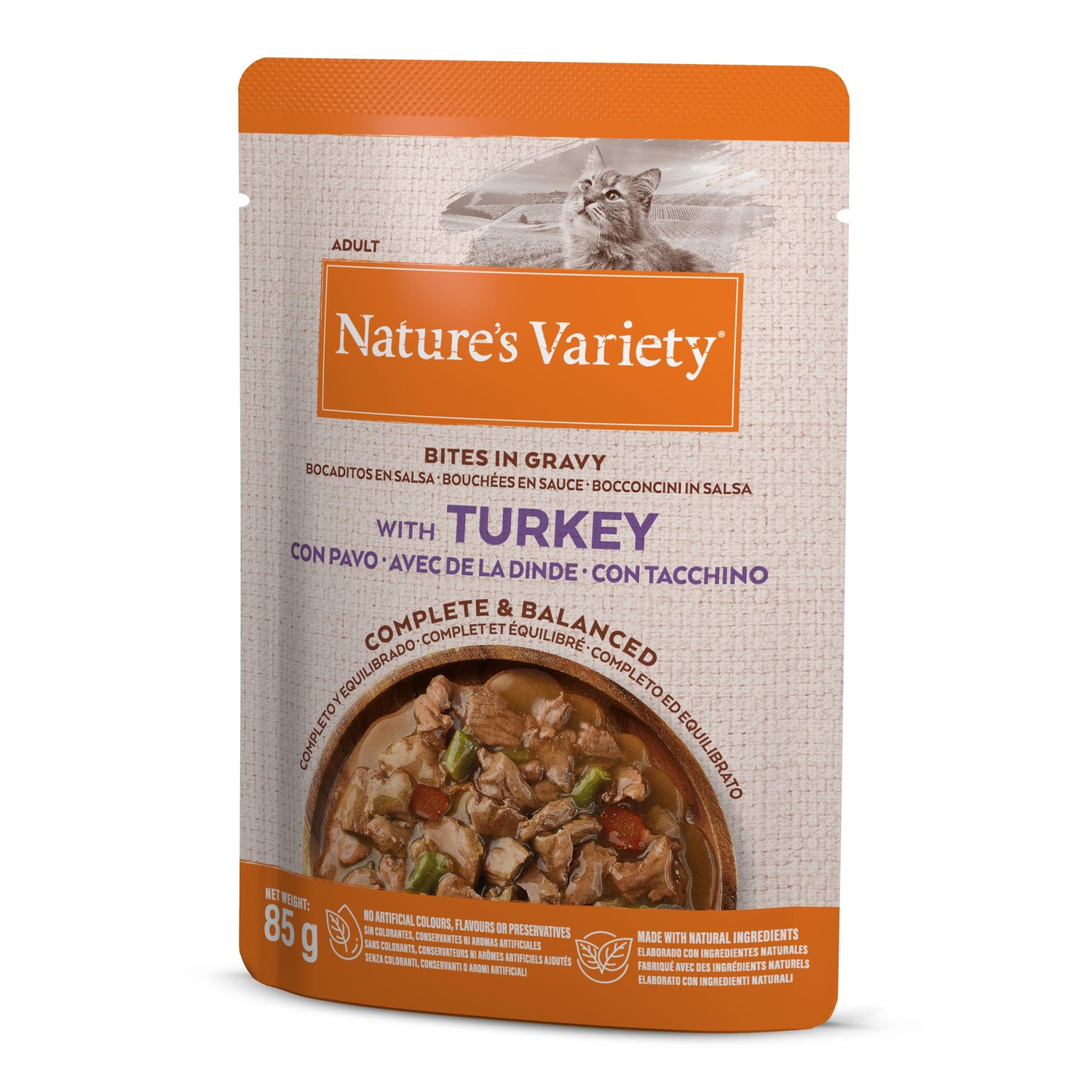 Pack Comida Húmida para Gato Adulto Peru em Molho Nature'S Variety