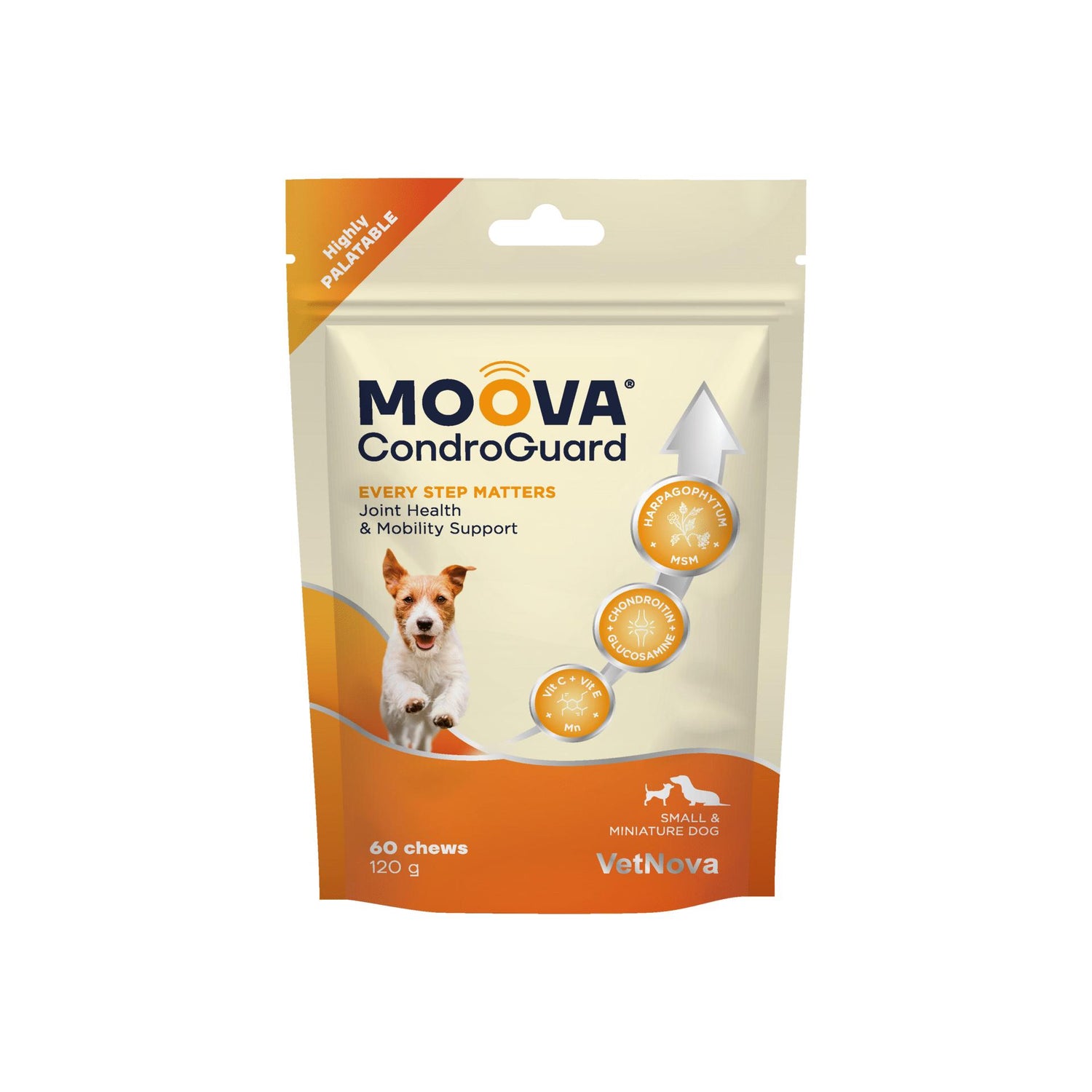 MOOVA® CONDROGUARD SMALL&MIN DOG 60 CHEW