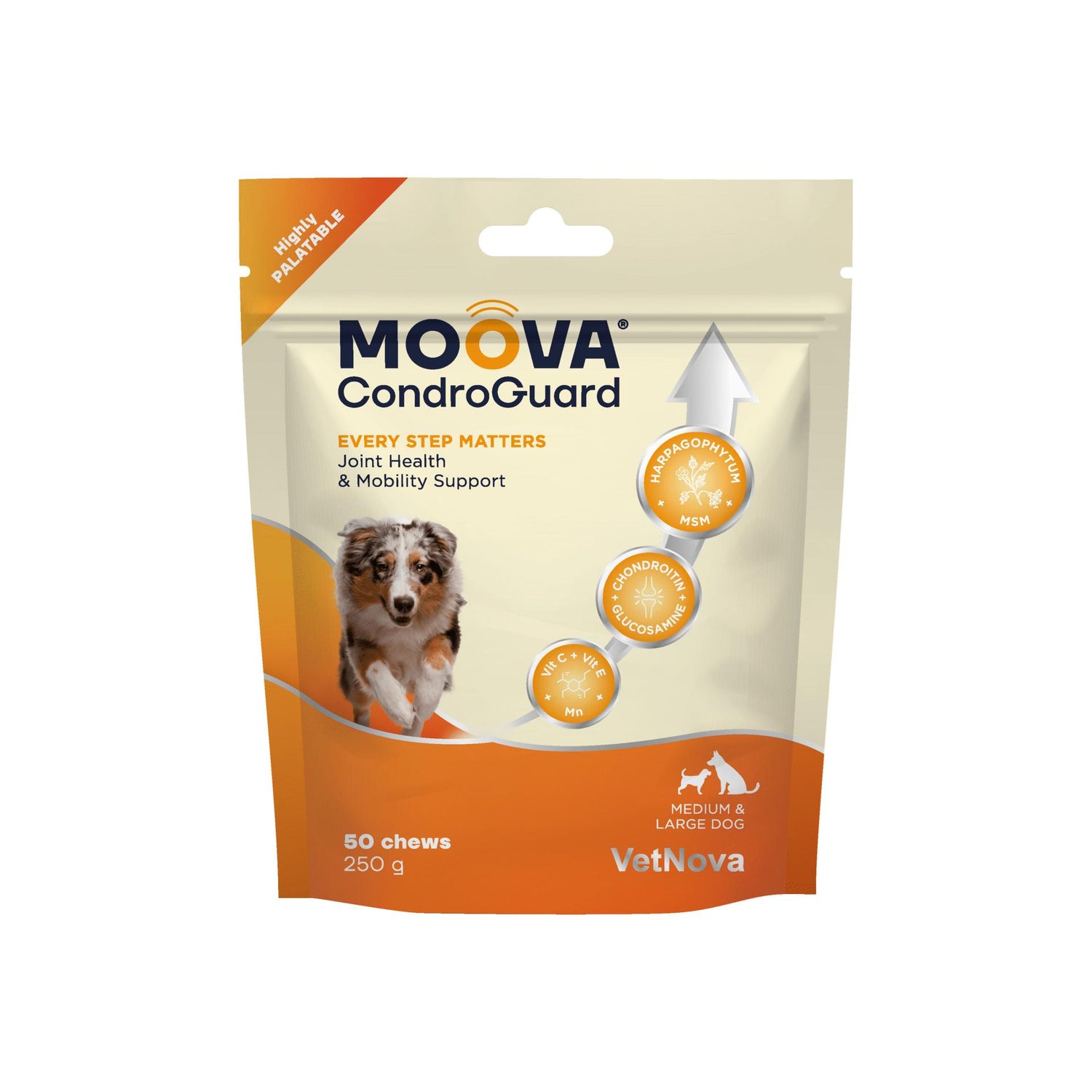 MOOVA® CONDROGUARD MED&LG DOGS 50 CHEW