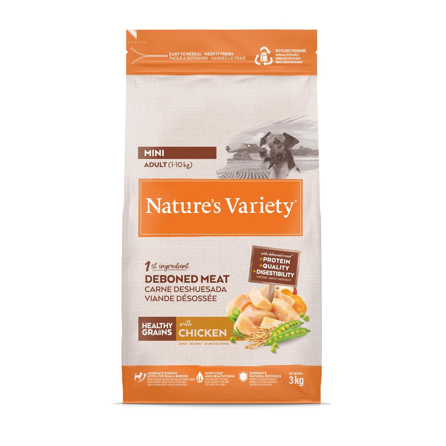 Ração para Cão Adulto Mini Frango Nature'S Variety