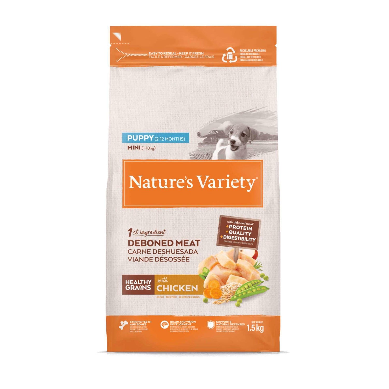 Ração para Cão Júnior Mini Frango Nature'S Variety