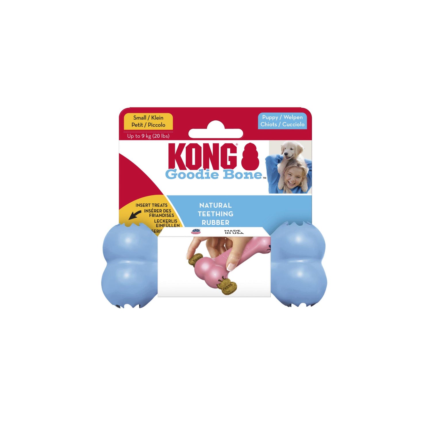 Brinquedo para Cão Júnior Goodie Bone Kong