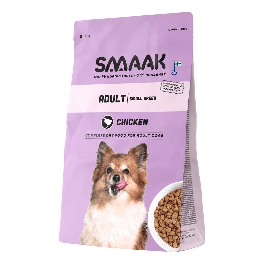 Ração para Cão Adulto Raças Pequenas Frango Smaak