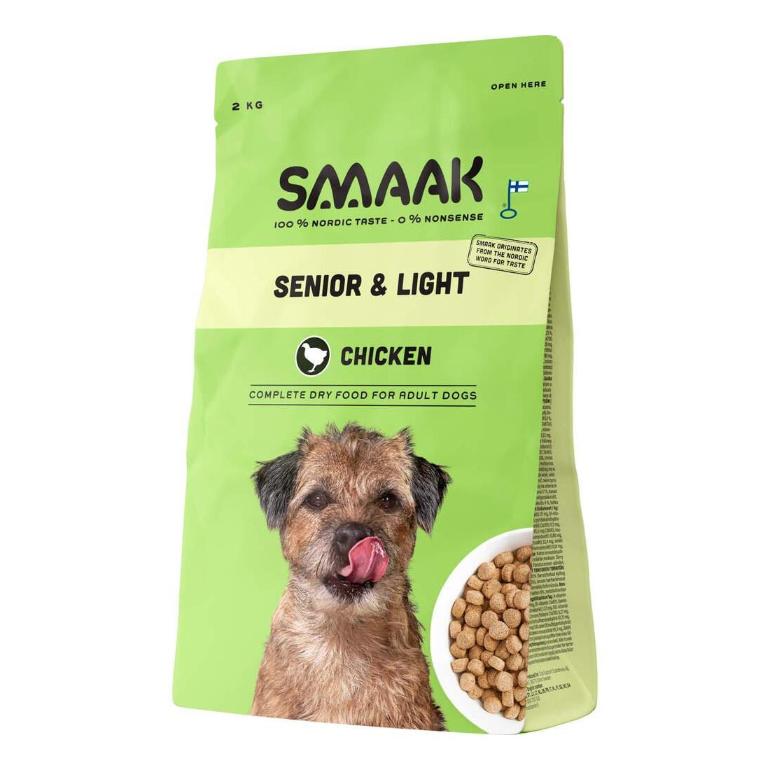 Ração para Cão Sénior Frango Light Smaak