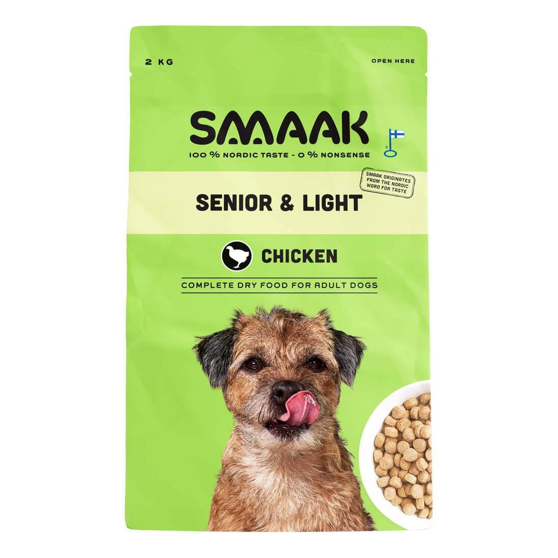 Ração para Cão Sénior Frango Light Smaak
