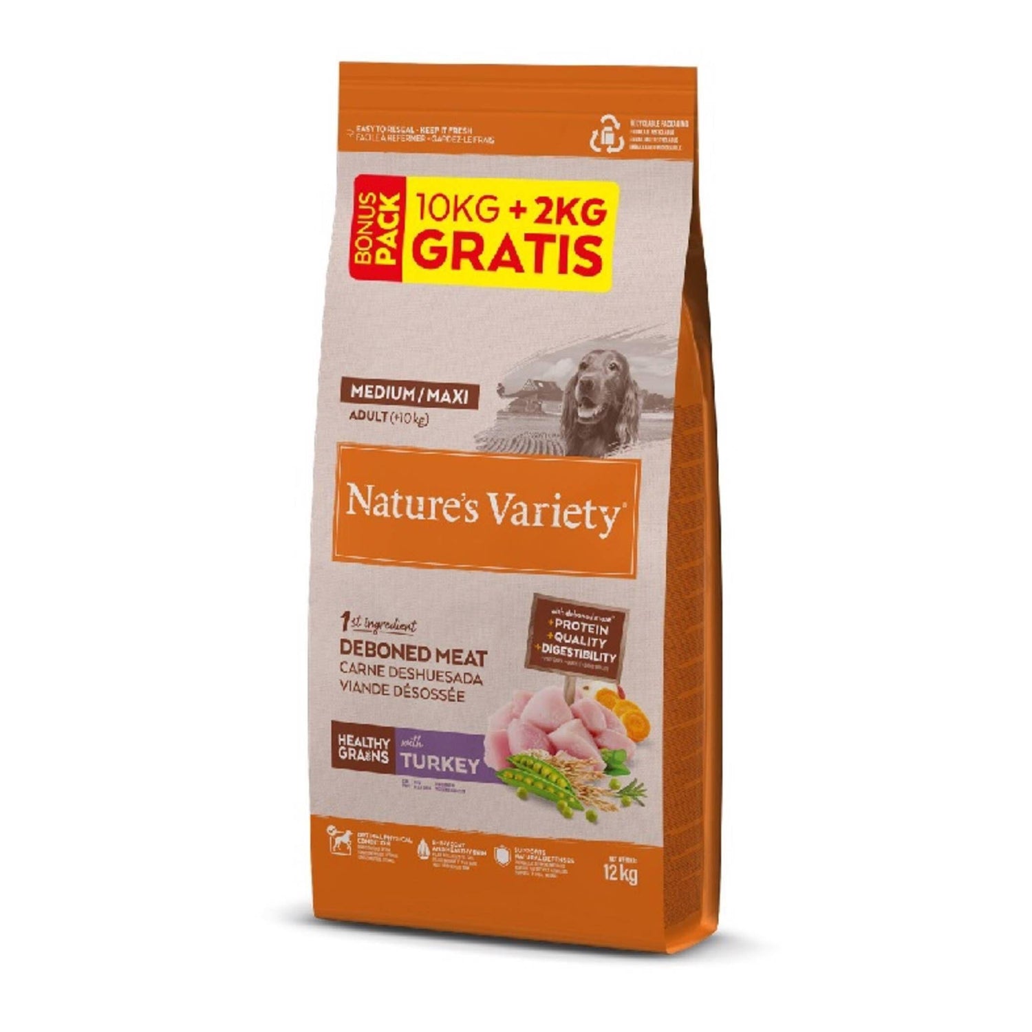 Ração para Cão Adulto Sem Cereais Peru Nature'S Variety