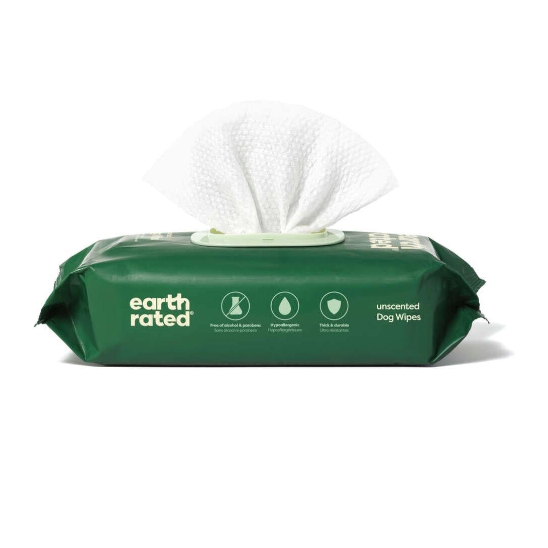 Toalhitas Higiénicas para Cão e Gato Sem Perfume Earth Rated