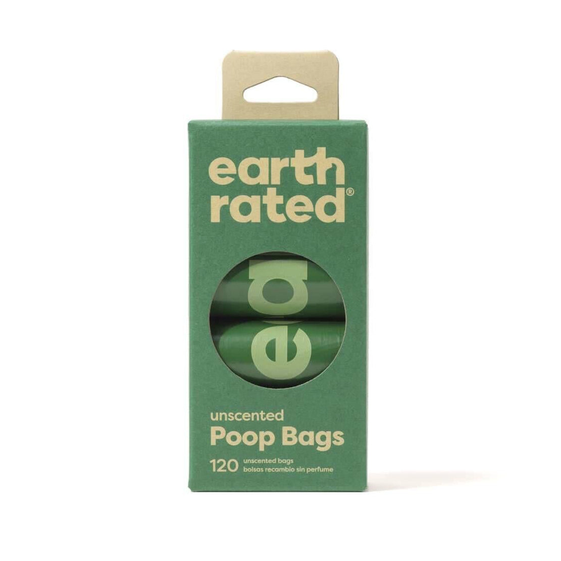 Sacos de Dejetos Eco-Friendly Sem Perfume 8 Rolos Earth Rated