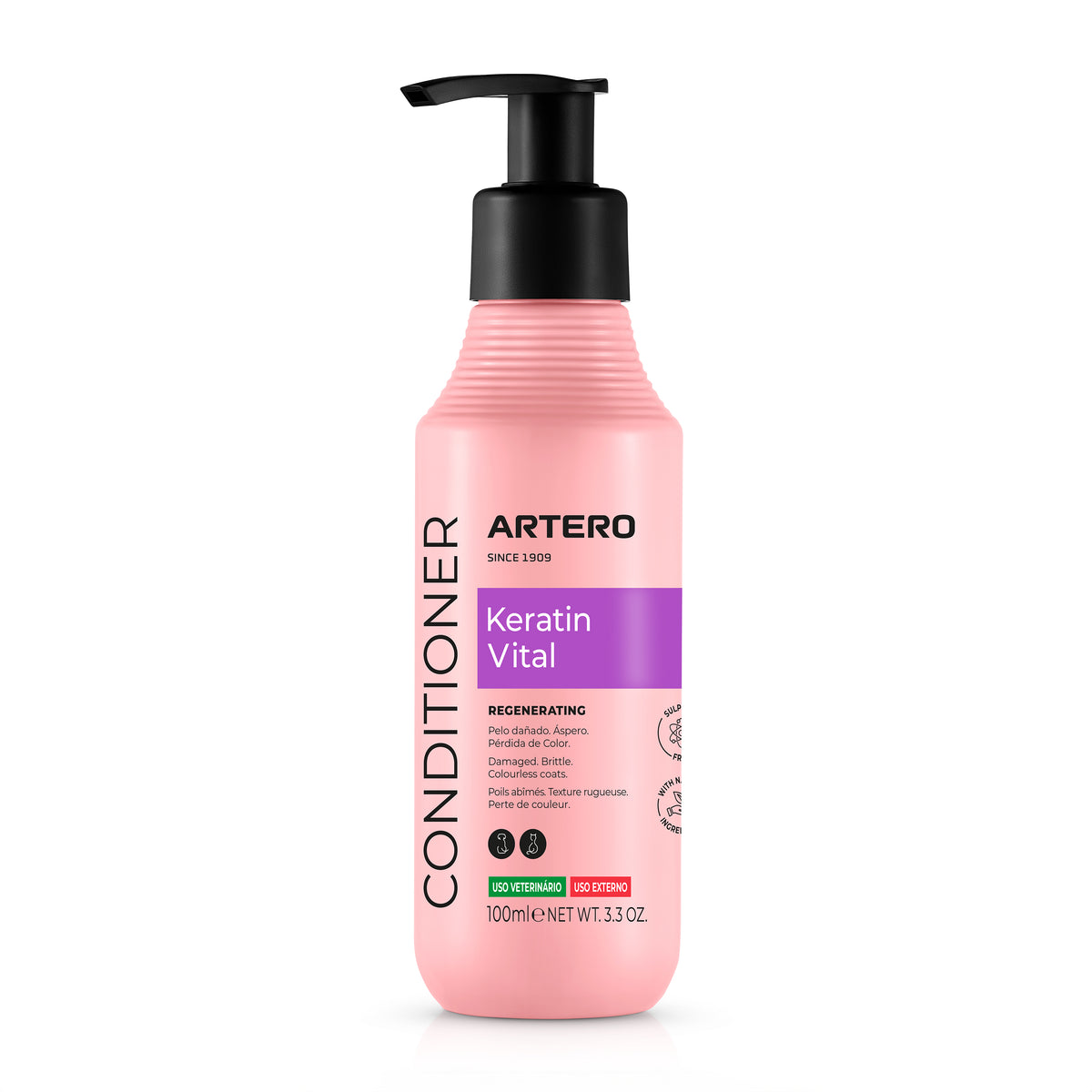 Condicionador para Cão Reconstrução Pelo Keratin Artero