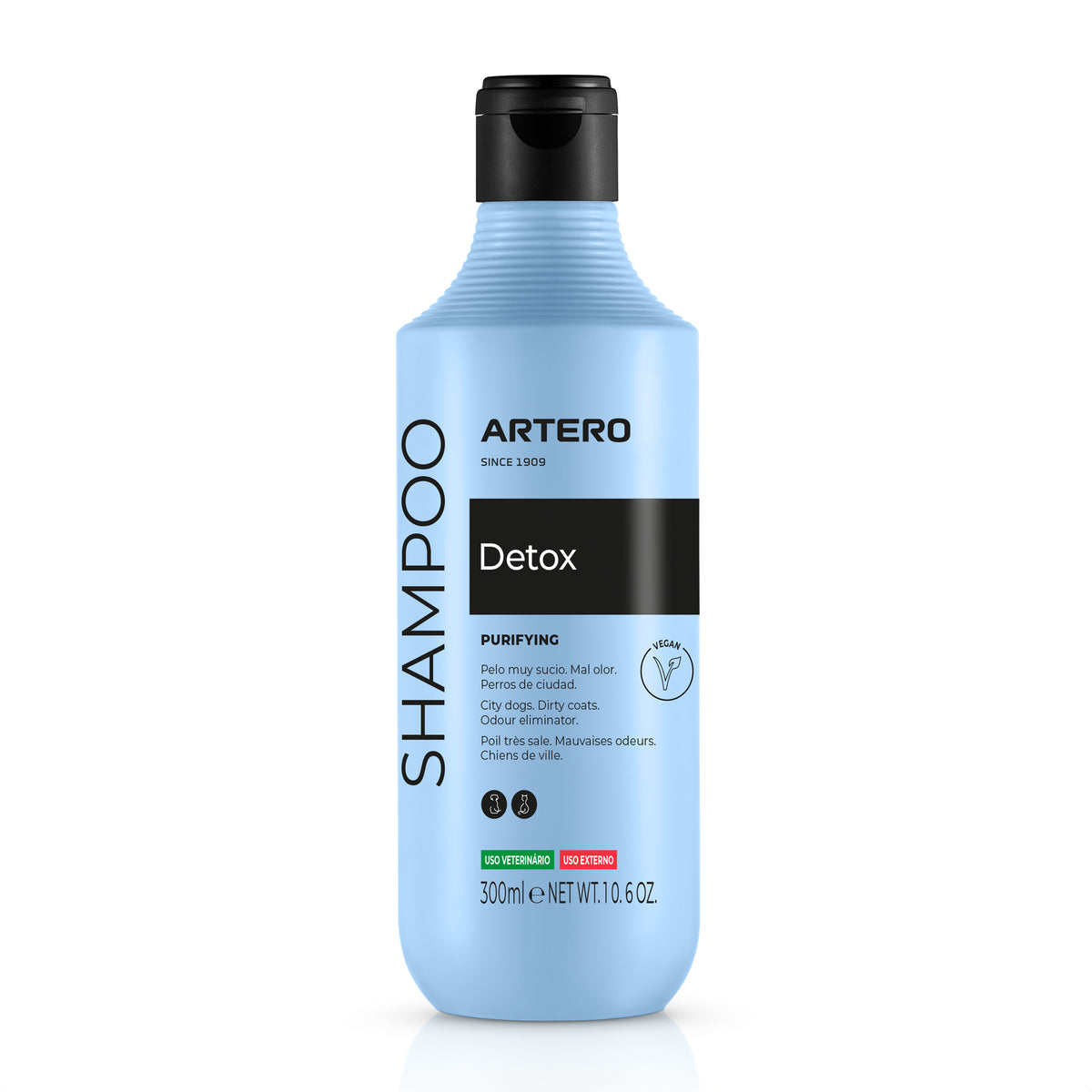 Champô para Cão E Gato Detx Carbono Artero
