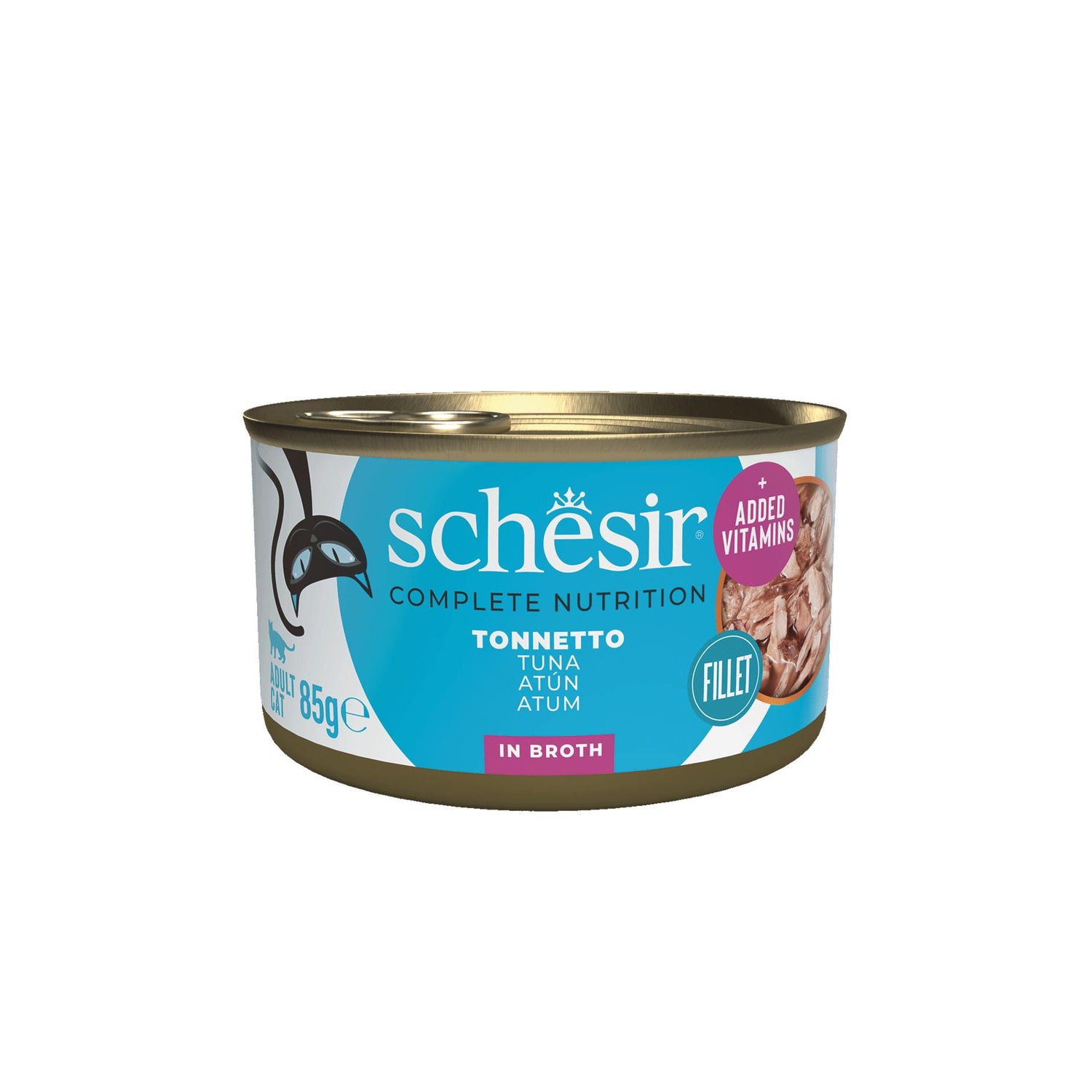Comida Húmida para Gato Adulto Atum em Caldo Schesir