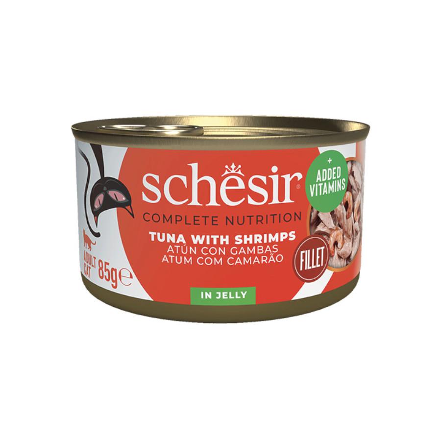 Pack Comida Húmida para Gato Adulto Atum e Sardinha em Gelatina Schesir