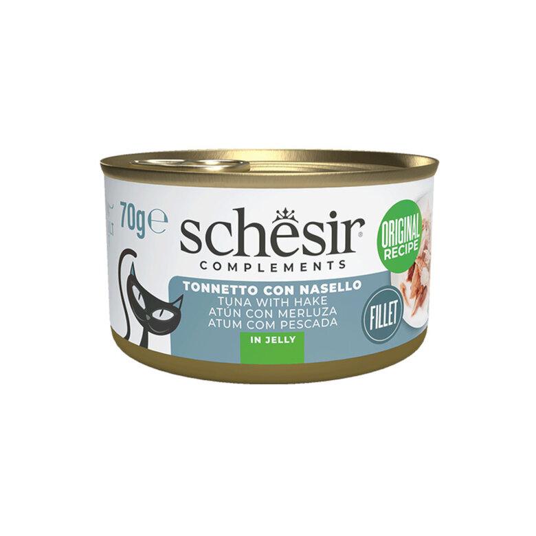 Pack Comida Húmida para Gato Adulto Atum e Pescada em Gelatina Schesir