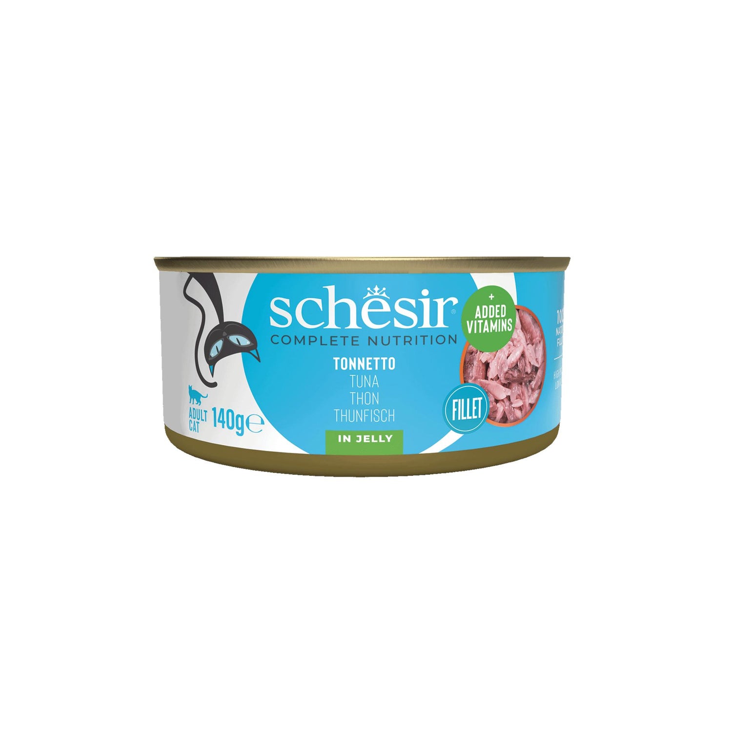 Pack Comida Húmida para Gato Adulto Atum Schesir