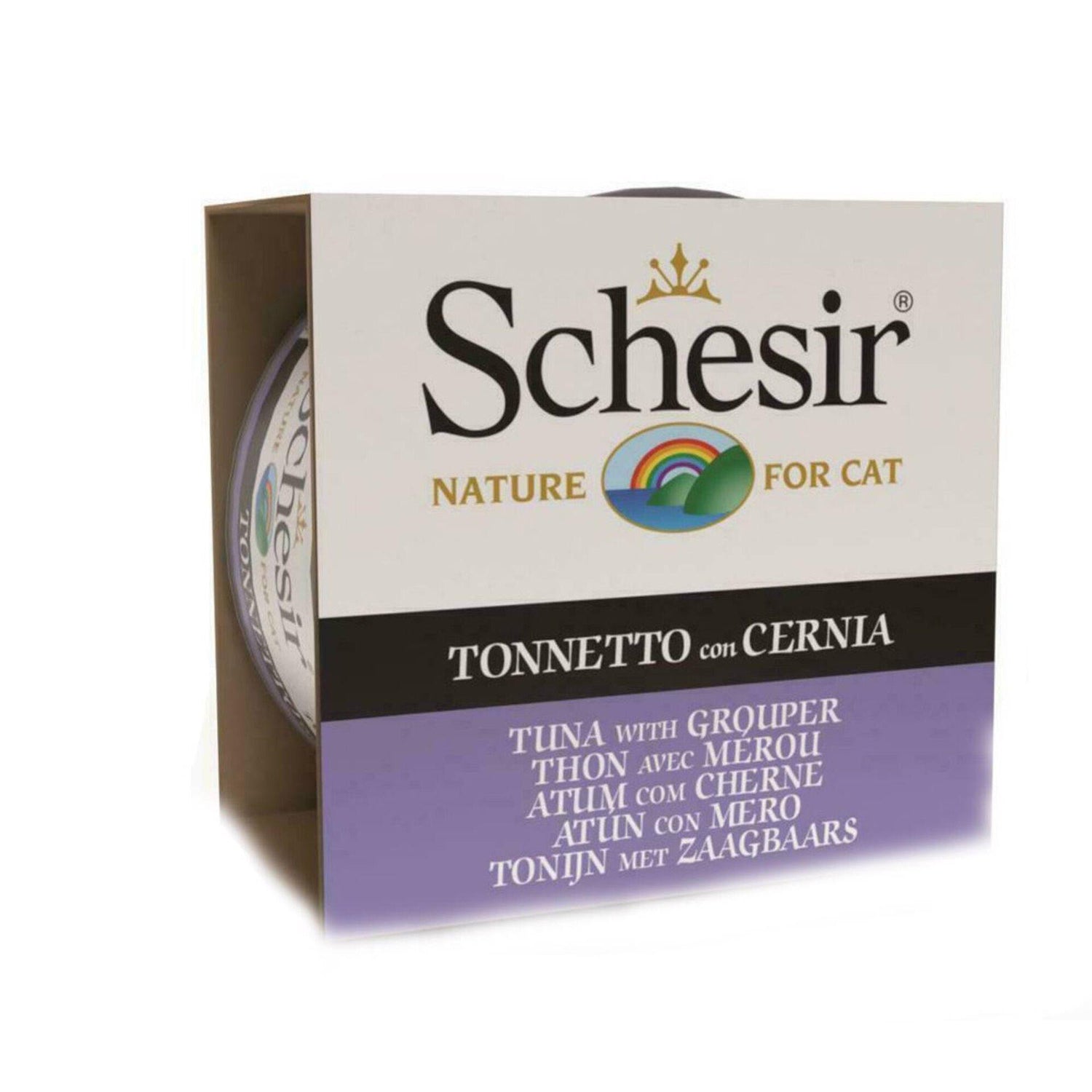 Pack Comida Húmida para Gato Adulto Atum e Cherne Schesir