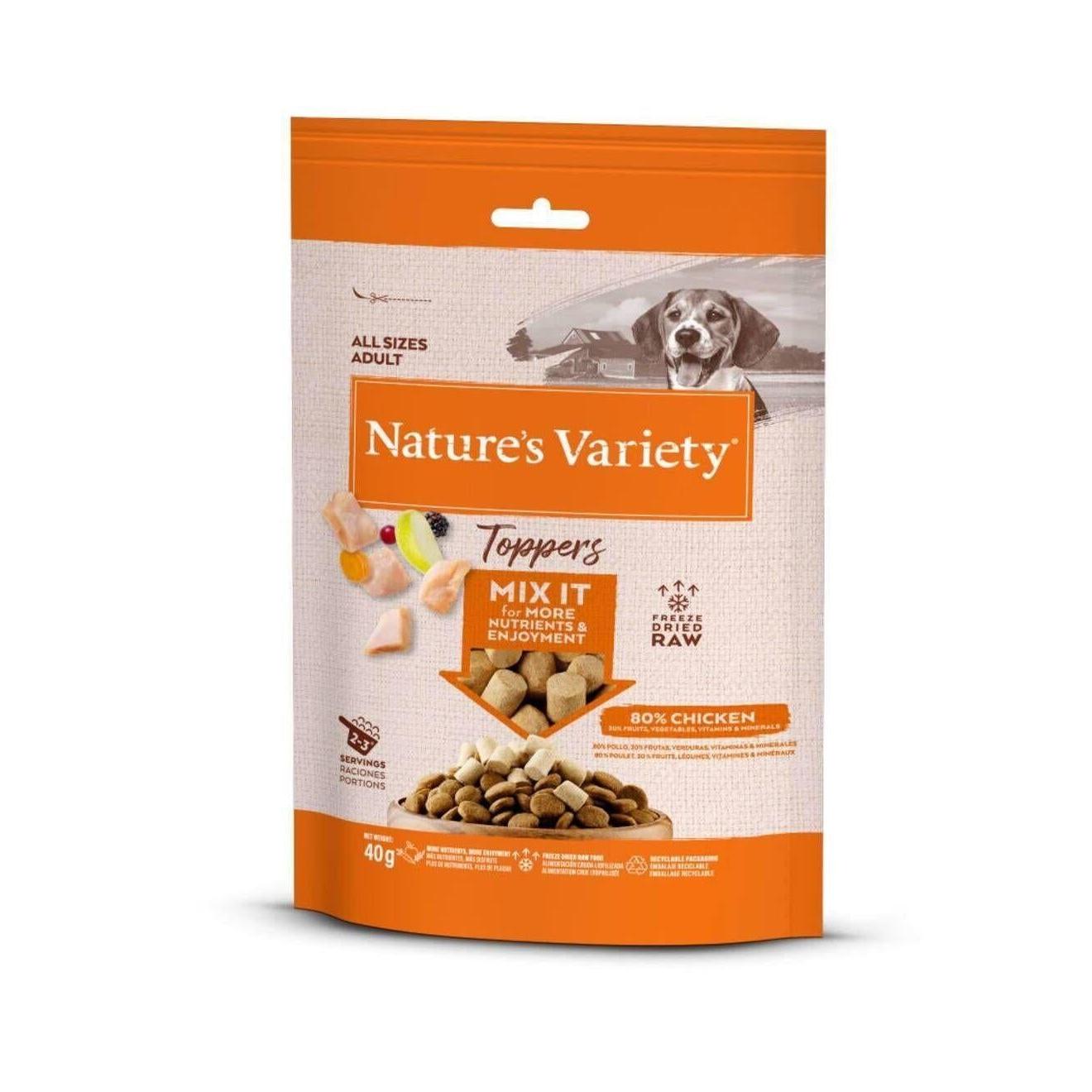 Snack para Cão Toppers Liofilizado Frango Nature'S Variety