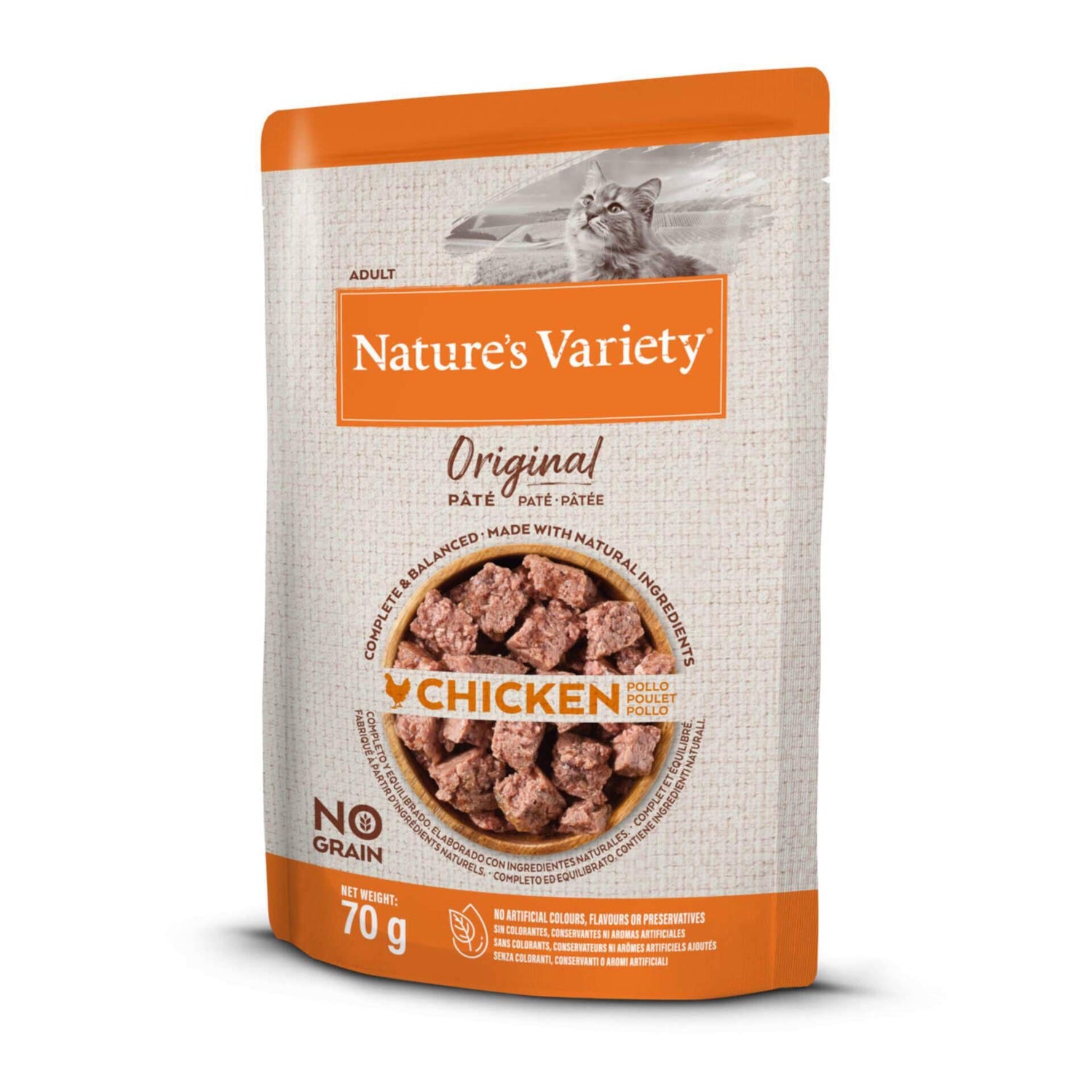 Comida Húmida para Gato Júnior Frango Nature'S Variety