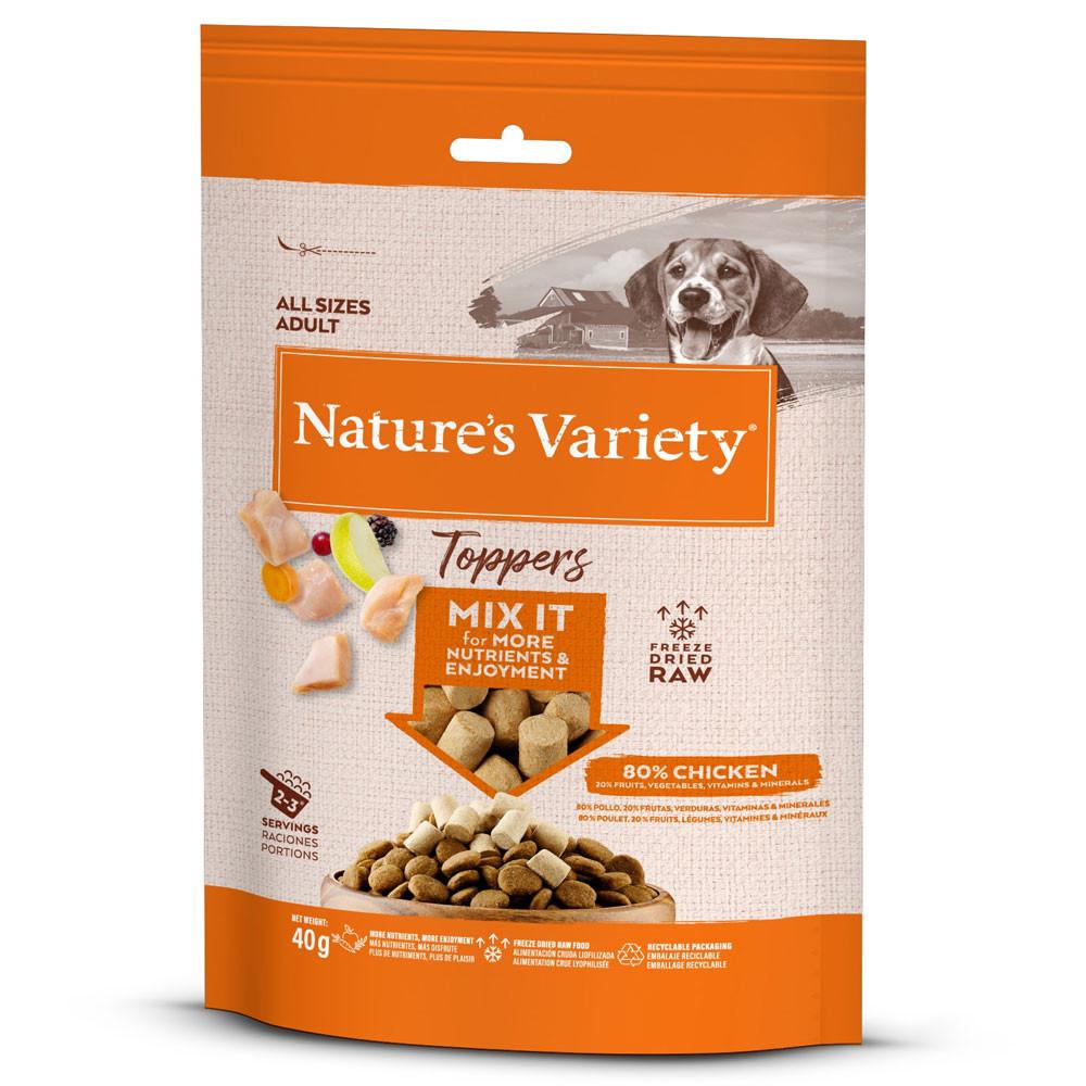 Pack Snack para Cão Toppers Liofilizado Frango Nature'S Variety