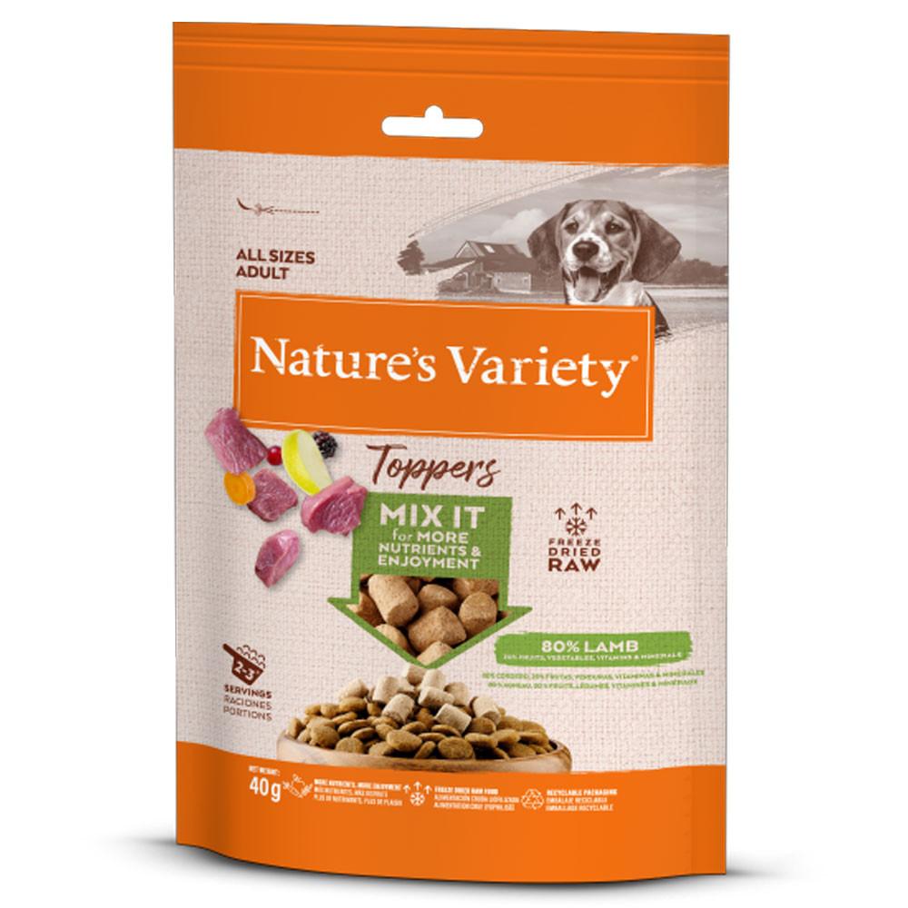 Pack Snack para Cão Toppers Liofilizado Cordeiro Nature'S Variety