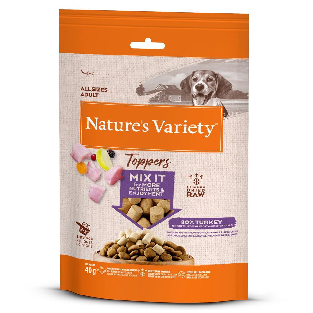 Pack Snack para Cão Toppers Liofilizado Peru Nature'S Variety