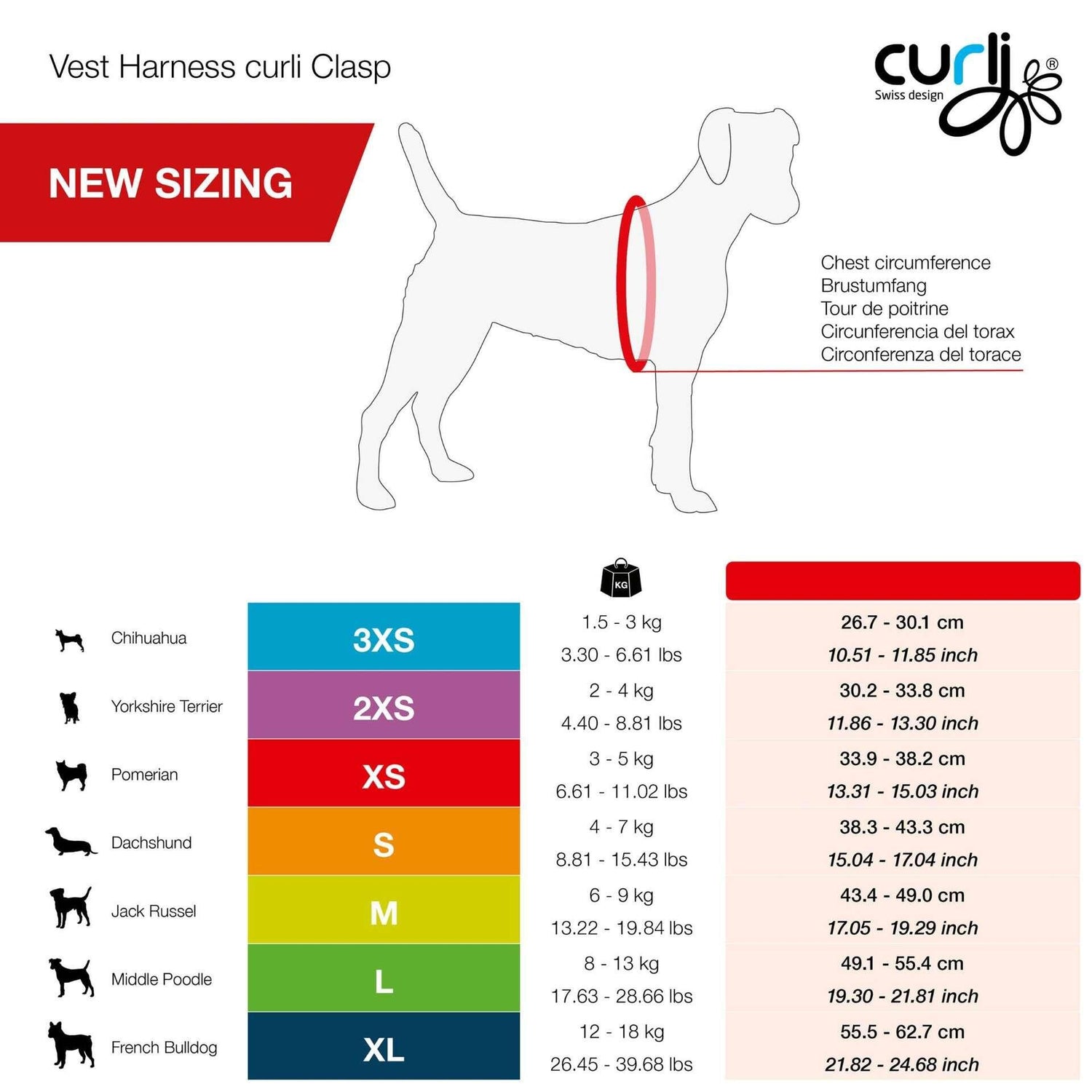 Peitoral para Cão Bege Clasp Cord Curli