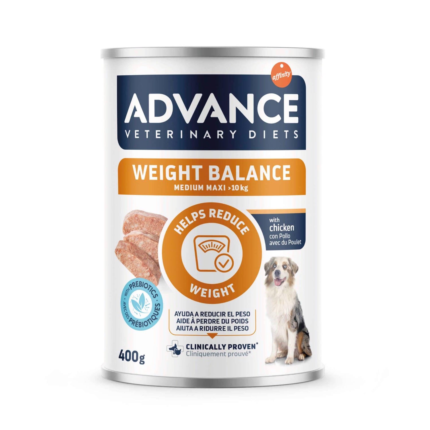 Comida Húmida para Cão Adulto Weight Balance Frango Affinity Advance Veterinary Diets