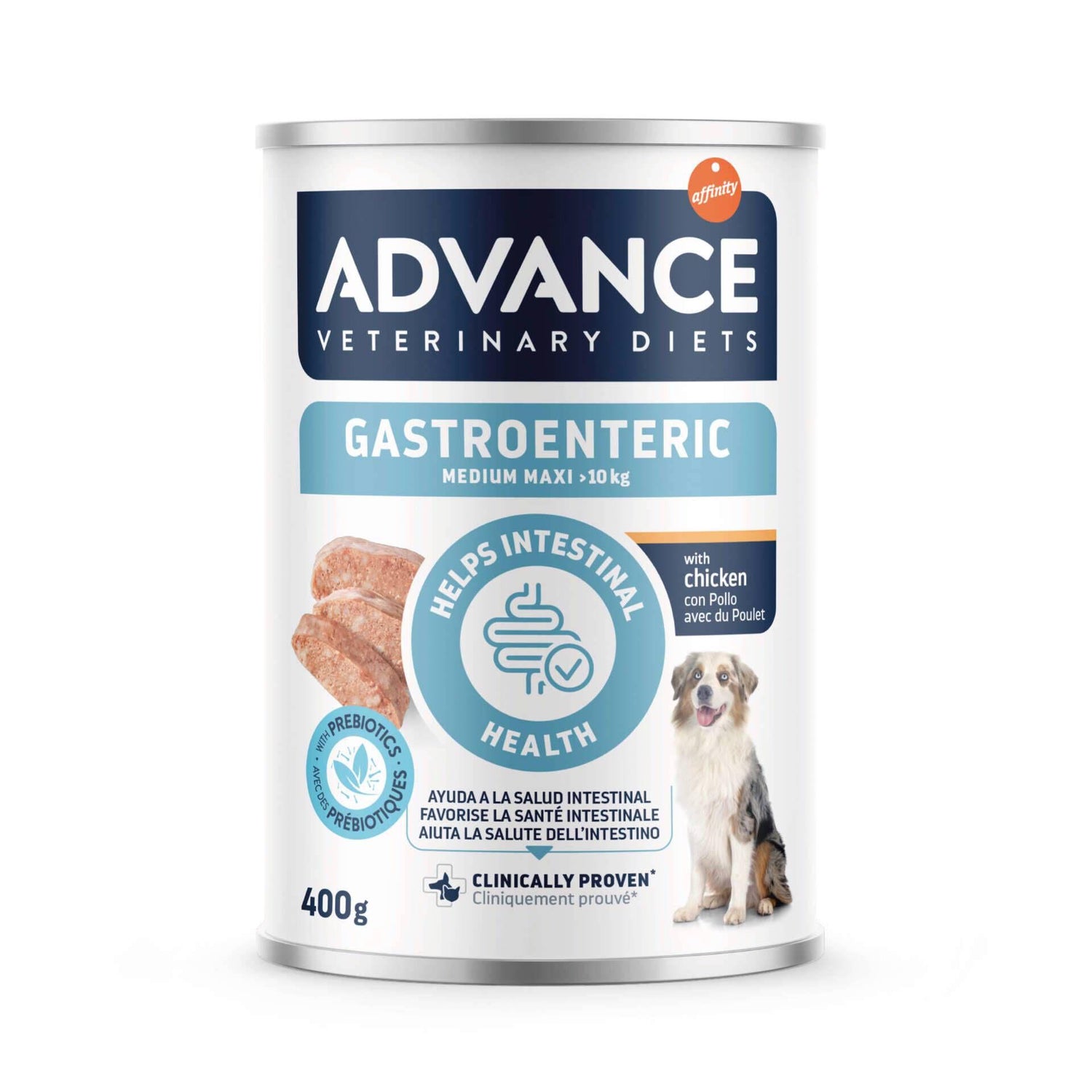 Comida Húmida para Cão Gastroenteric Frango Affinity Advance Veterinary Diets
