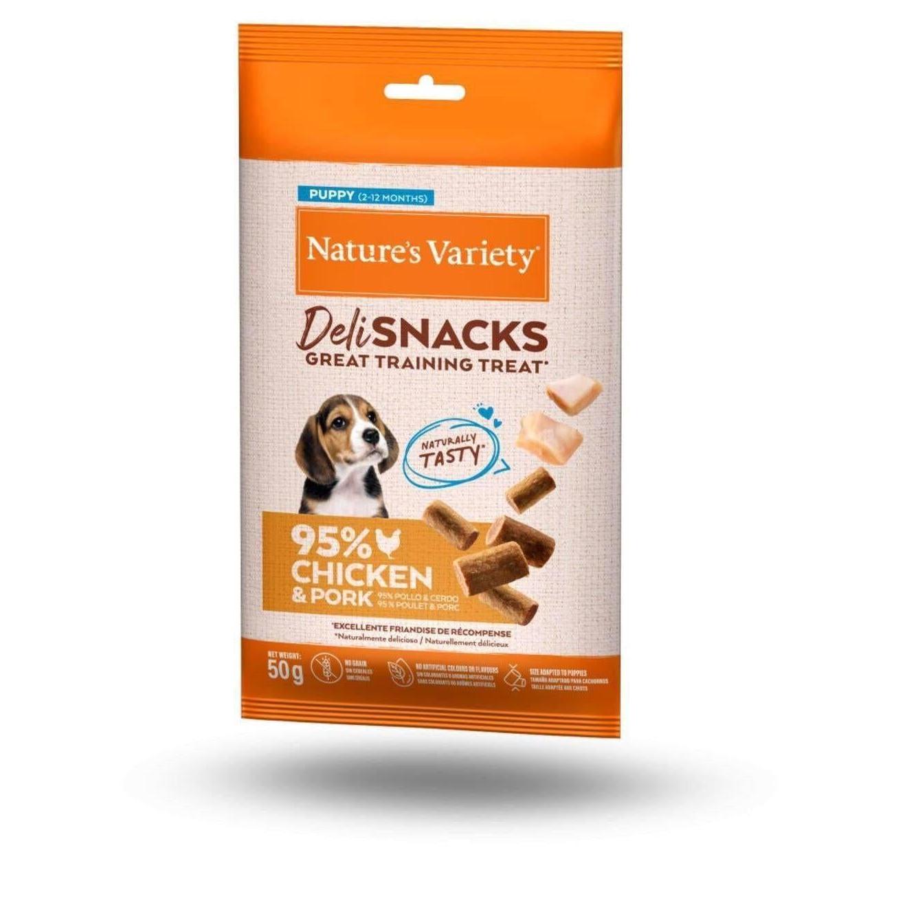 Snack para Cão Júnior Delisnacks Natural Frango Nature'S Variety