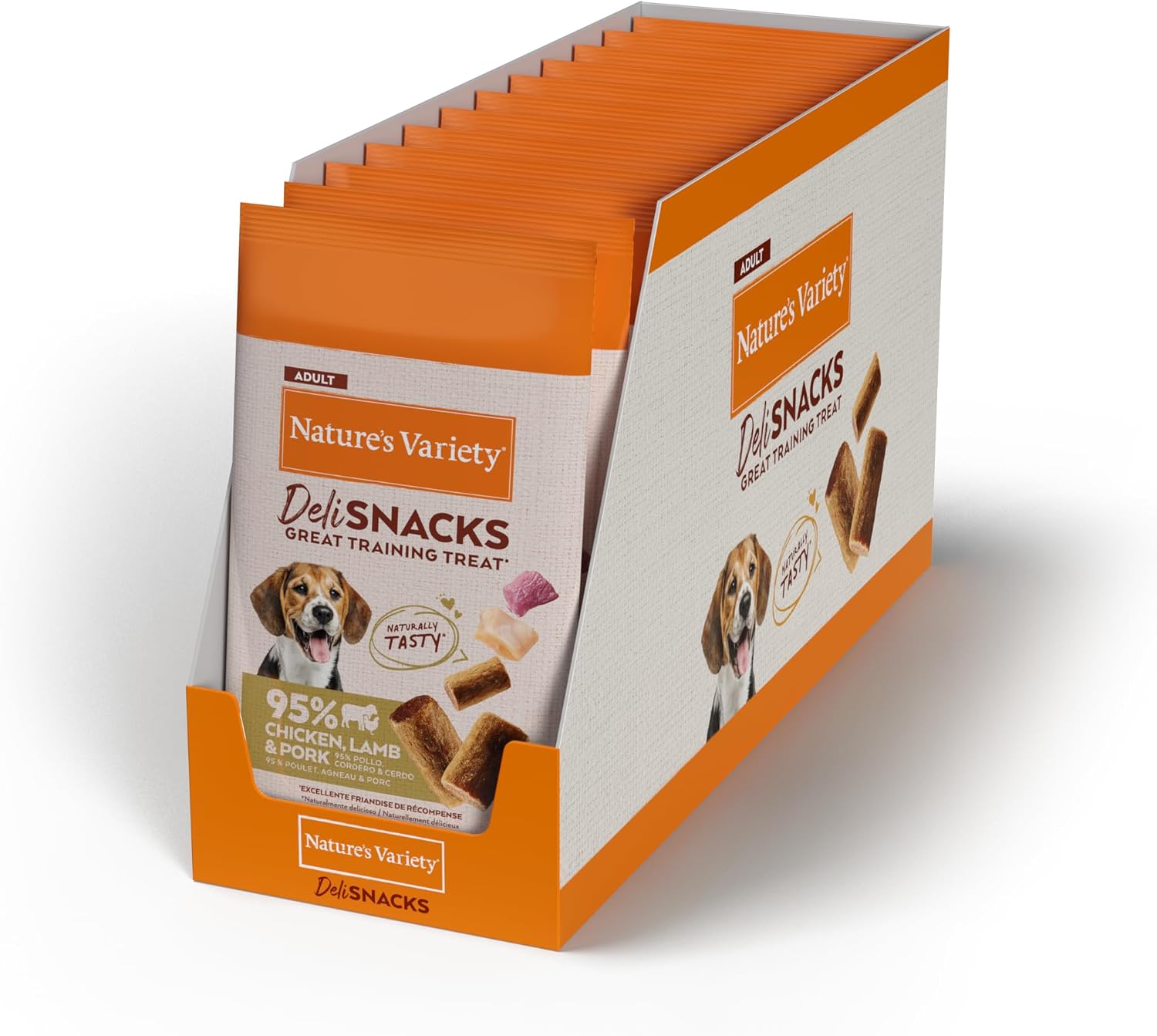 Pack Snack para Cão Adulto Delisnacks Natural Frango e Cordeiro Nature'S Variety